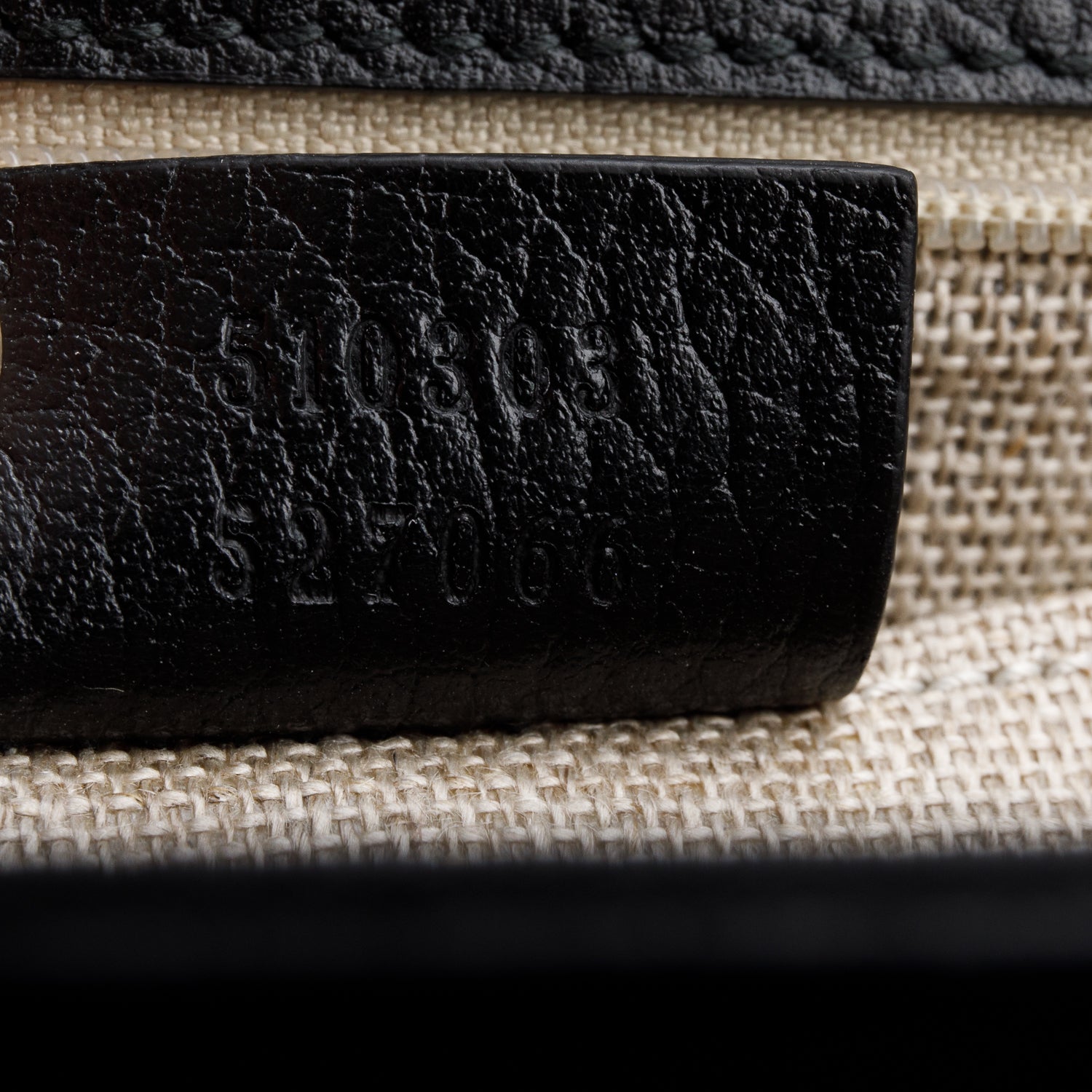 Gucci Black Calfskin Leather Medium Dollar Interlocking GG Shoulder Bag