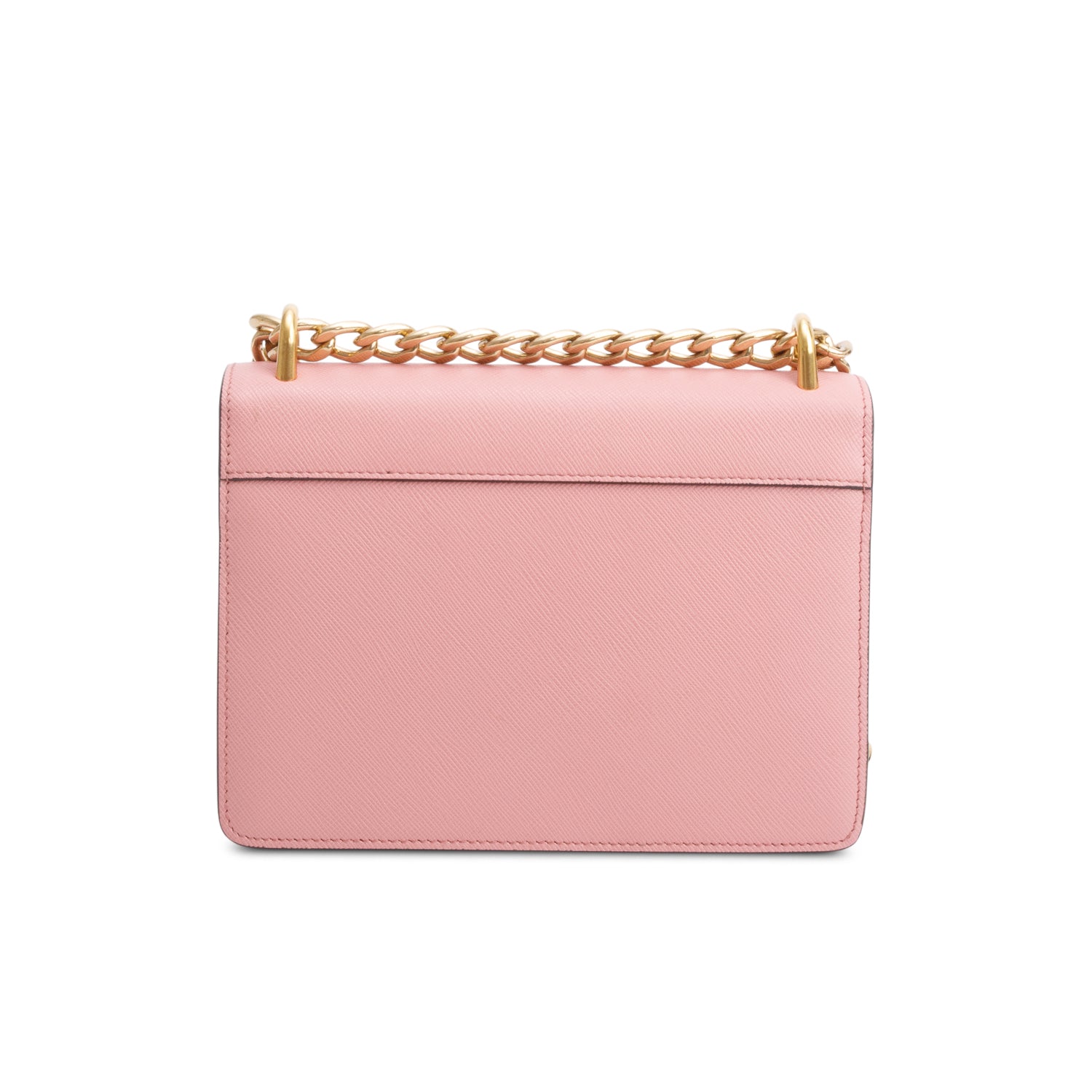 Prada Pink Saffiano Leather Crossbody Bag