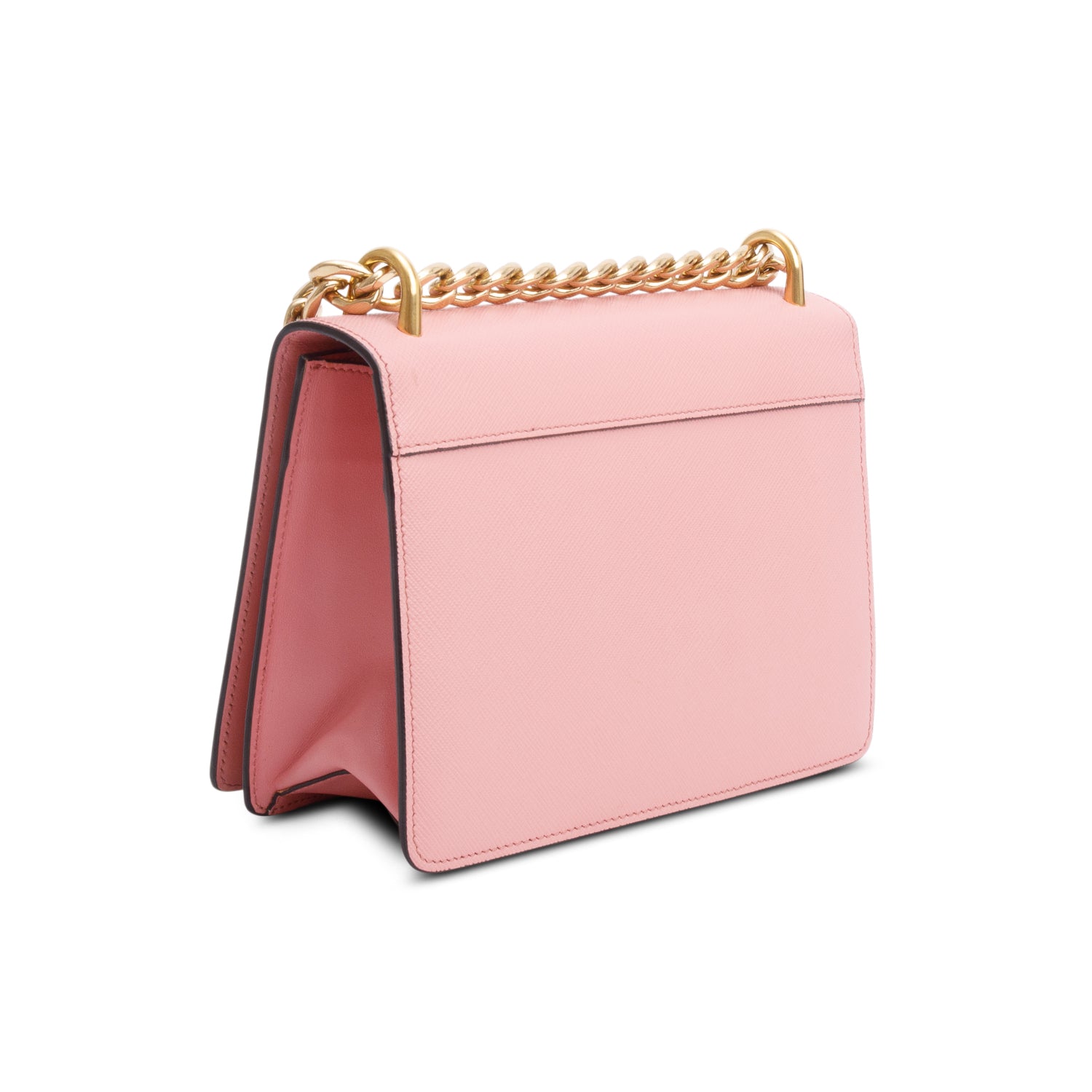 Prada Pink Saffiano Leather Crossbody Bag