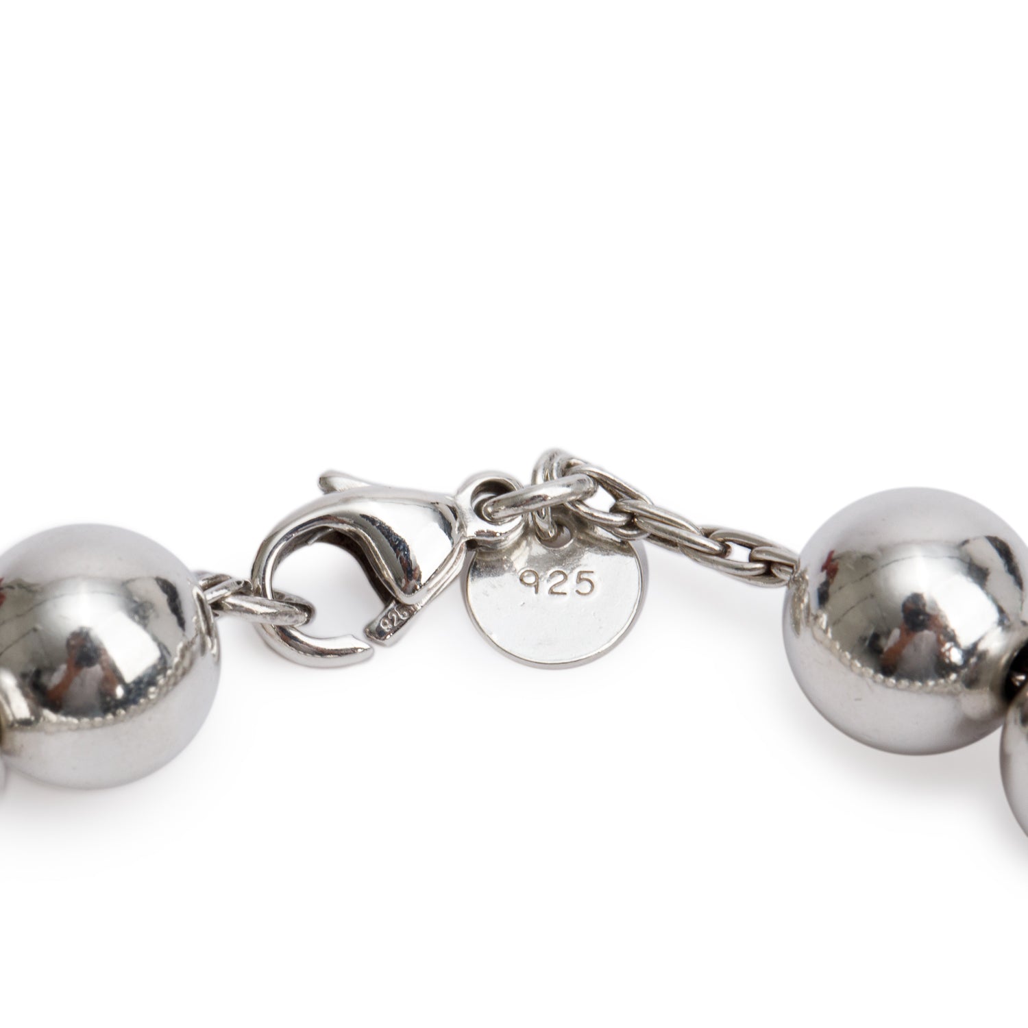 Tiffany & Co. Sterling Silver 10 MM HardWear Ball Bracelet
