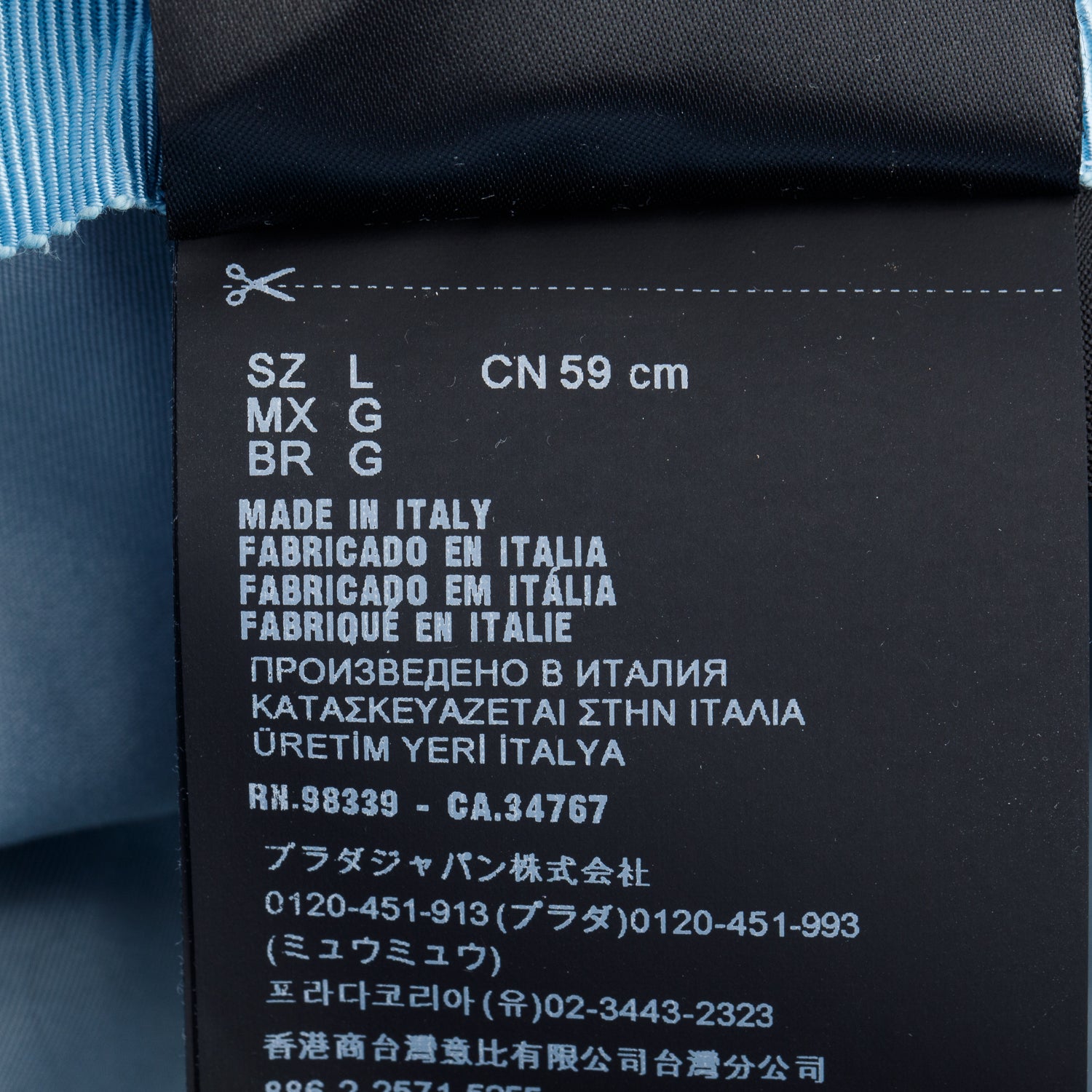 Prada Blue Re-Nylon Bucket Hat