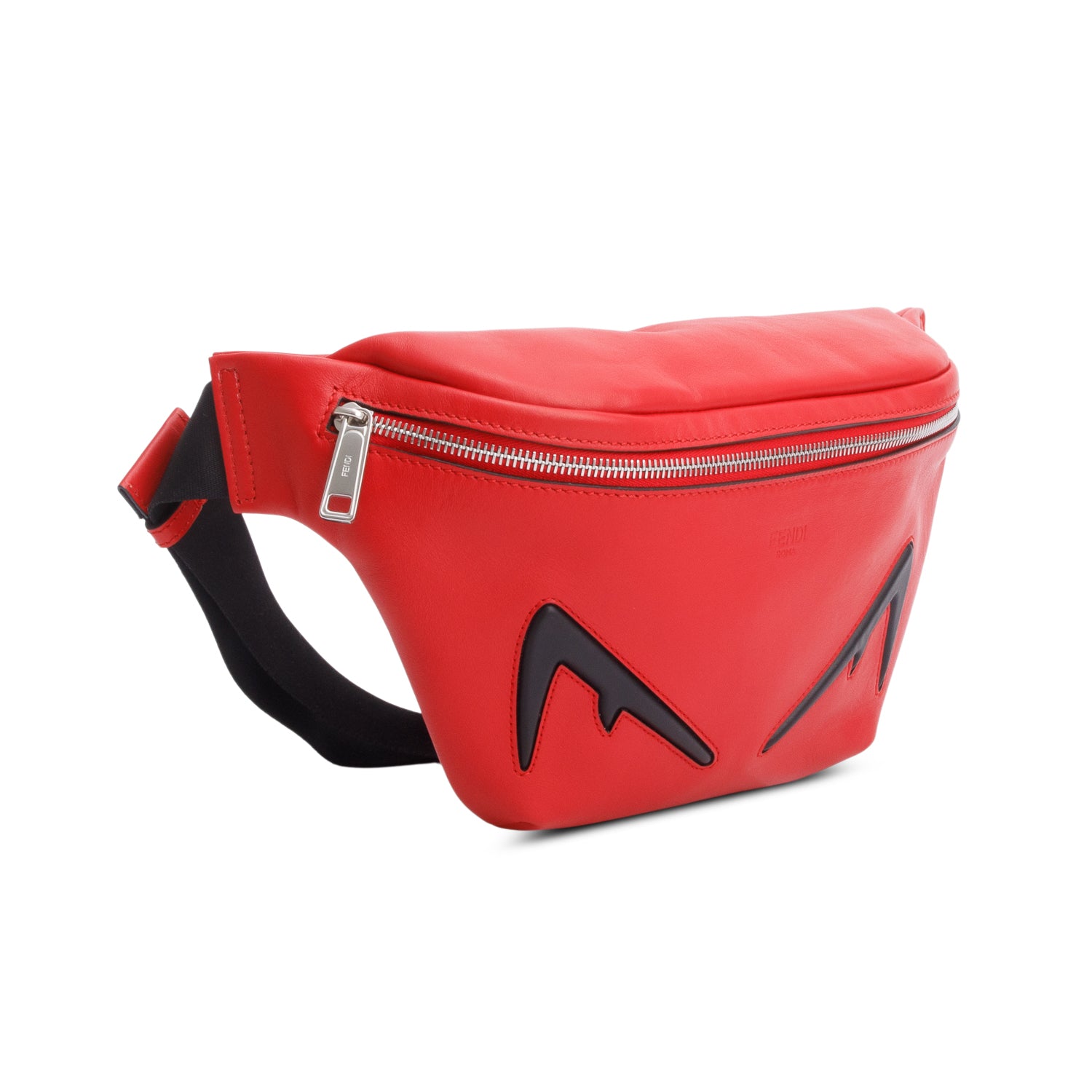 Fendi Red Vitello Leather Devil Eyes Belt Bag