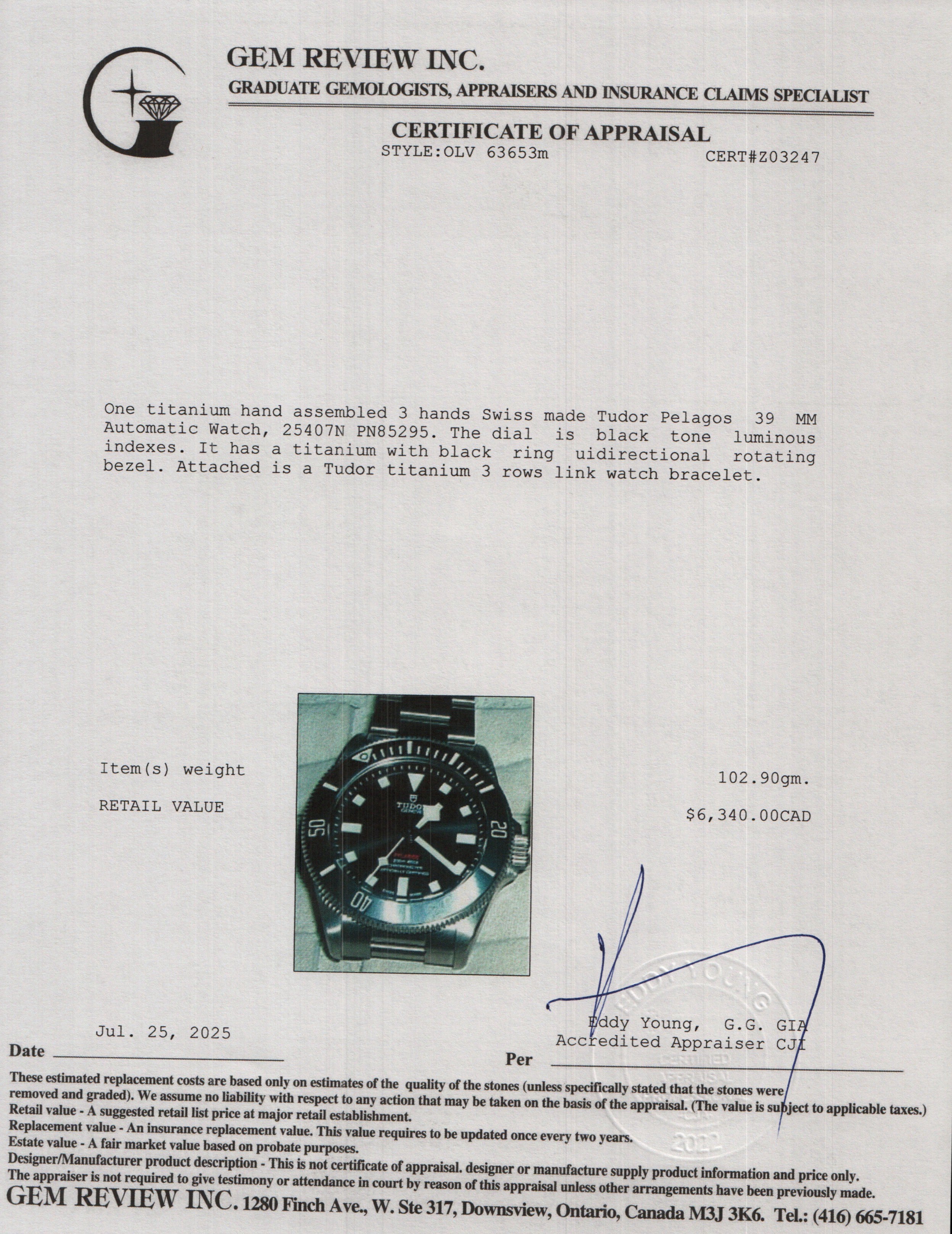 Tudor 2024 Titanium Black Dial Pelagos 39 MM Automatic Watch 25407N w/ Box, Papers & Extra Strap