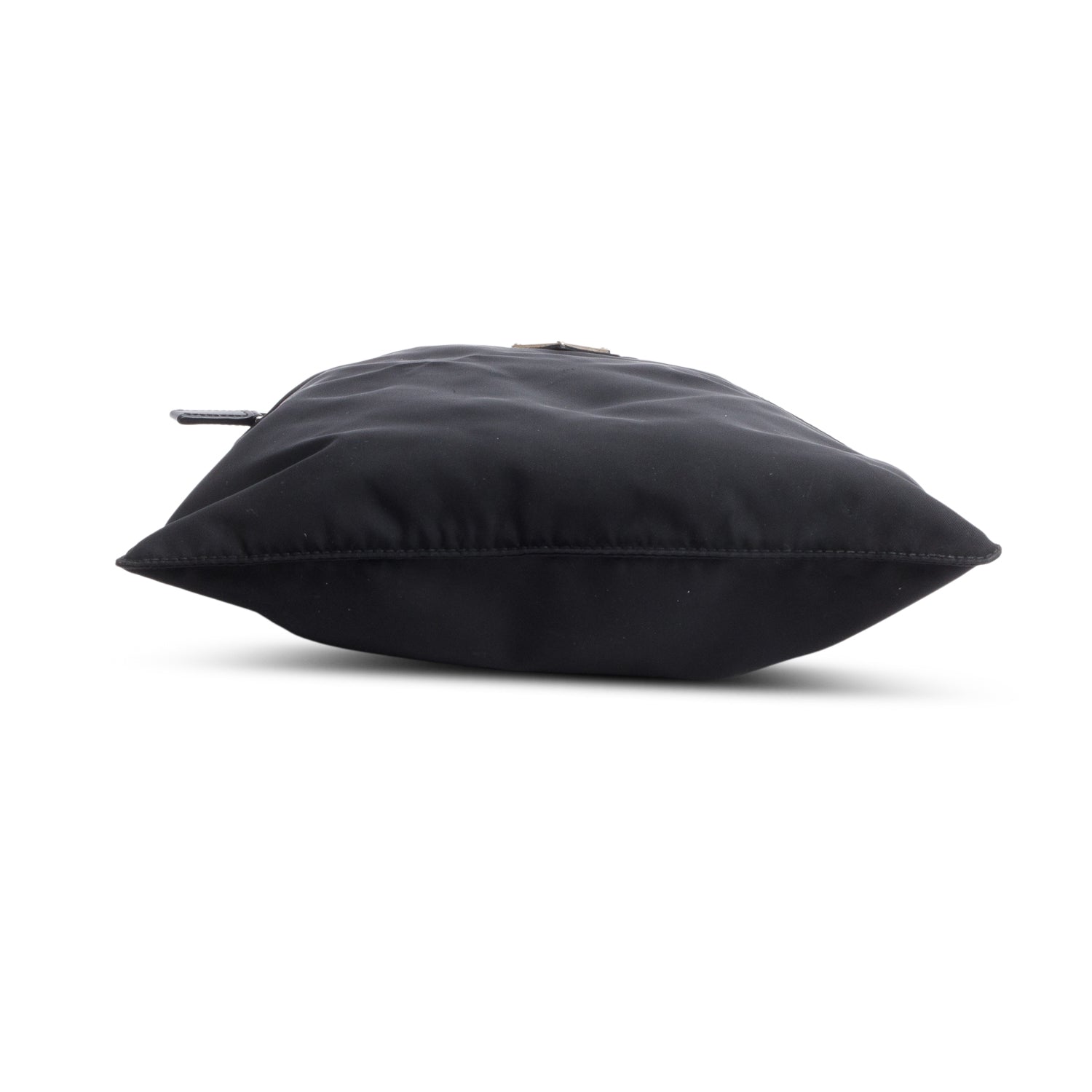 Prada Black Tessuto Nylon Vela Flat Messenger Bag
