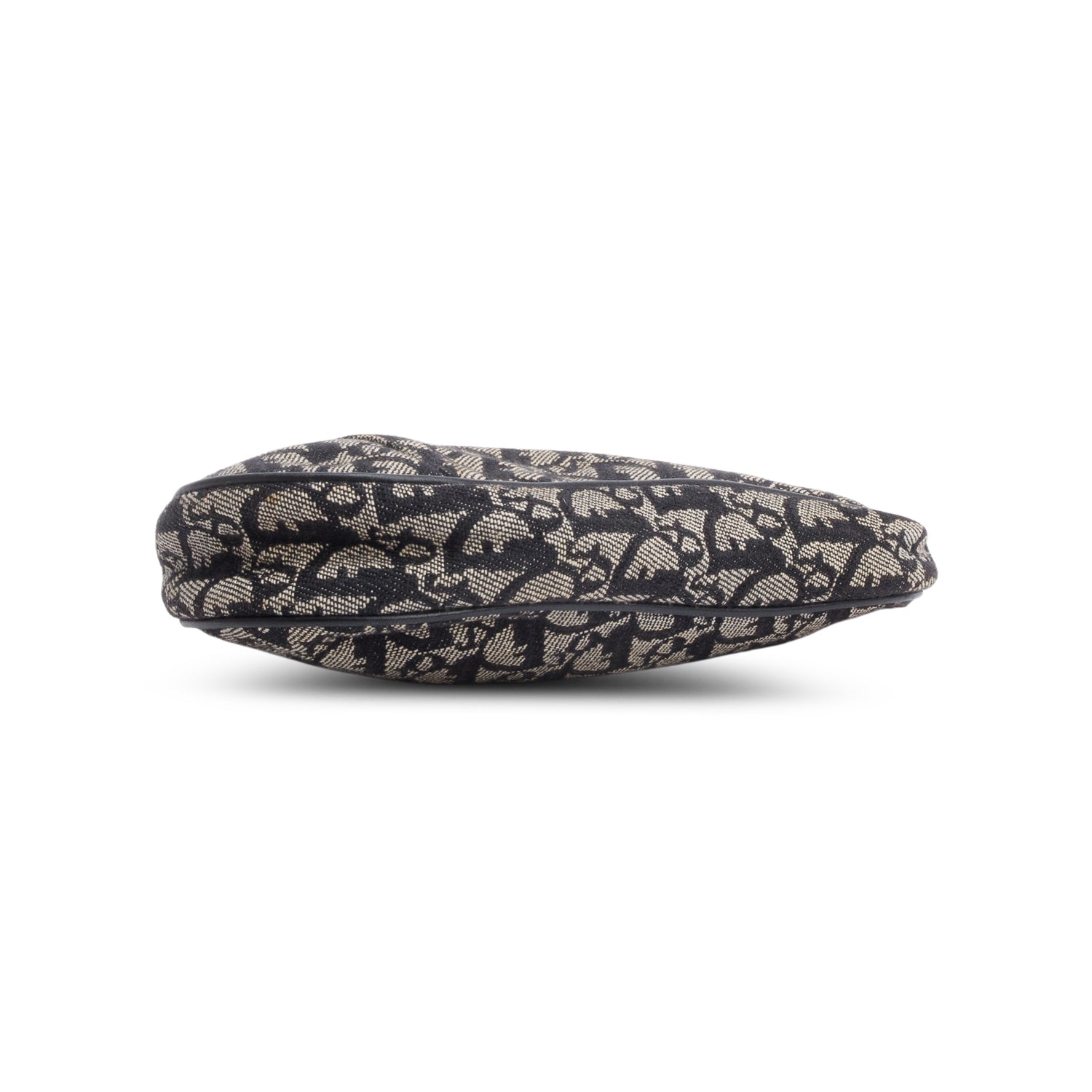 Christian Dior Black Diorissimo Saddle Pochette