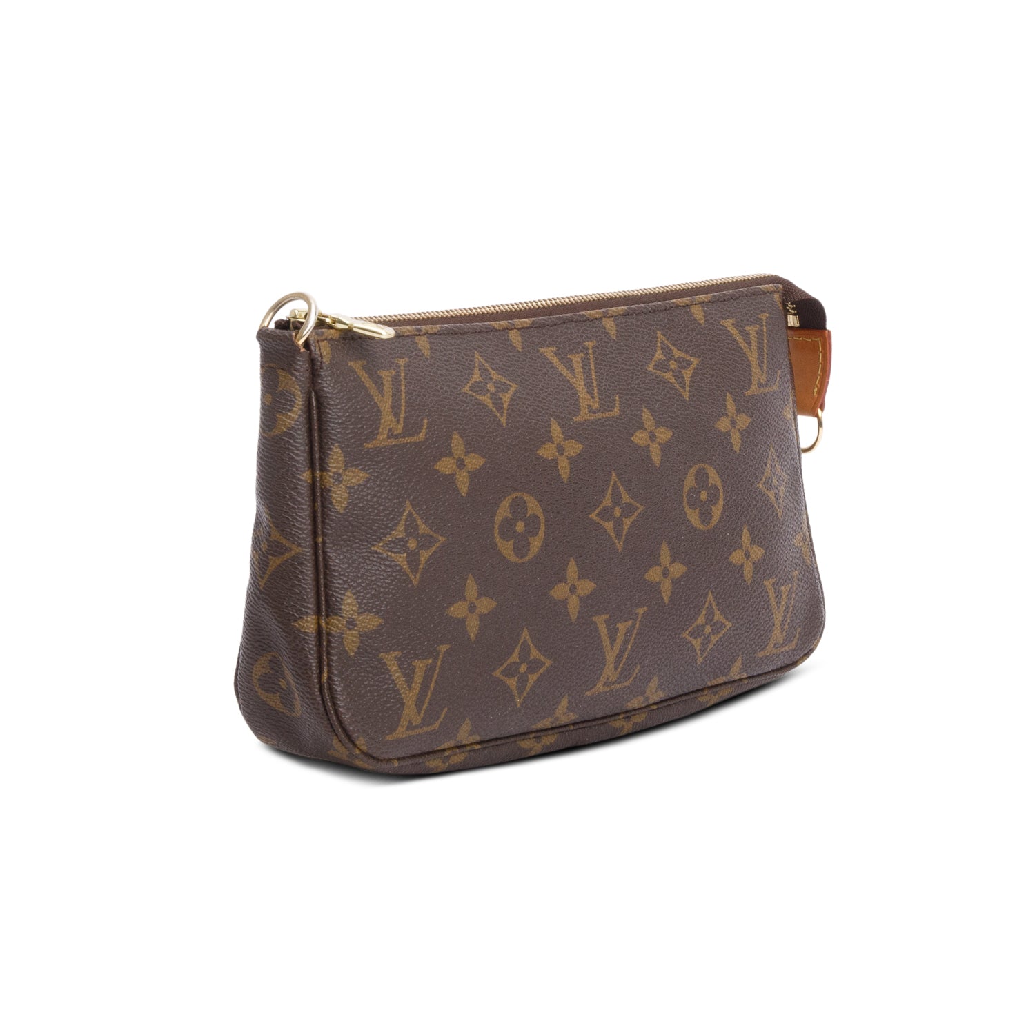 Louis Vuitton Brown Canvas Monogram Pochette Accessories