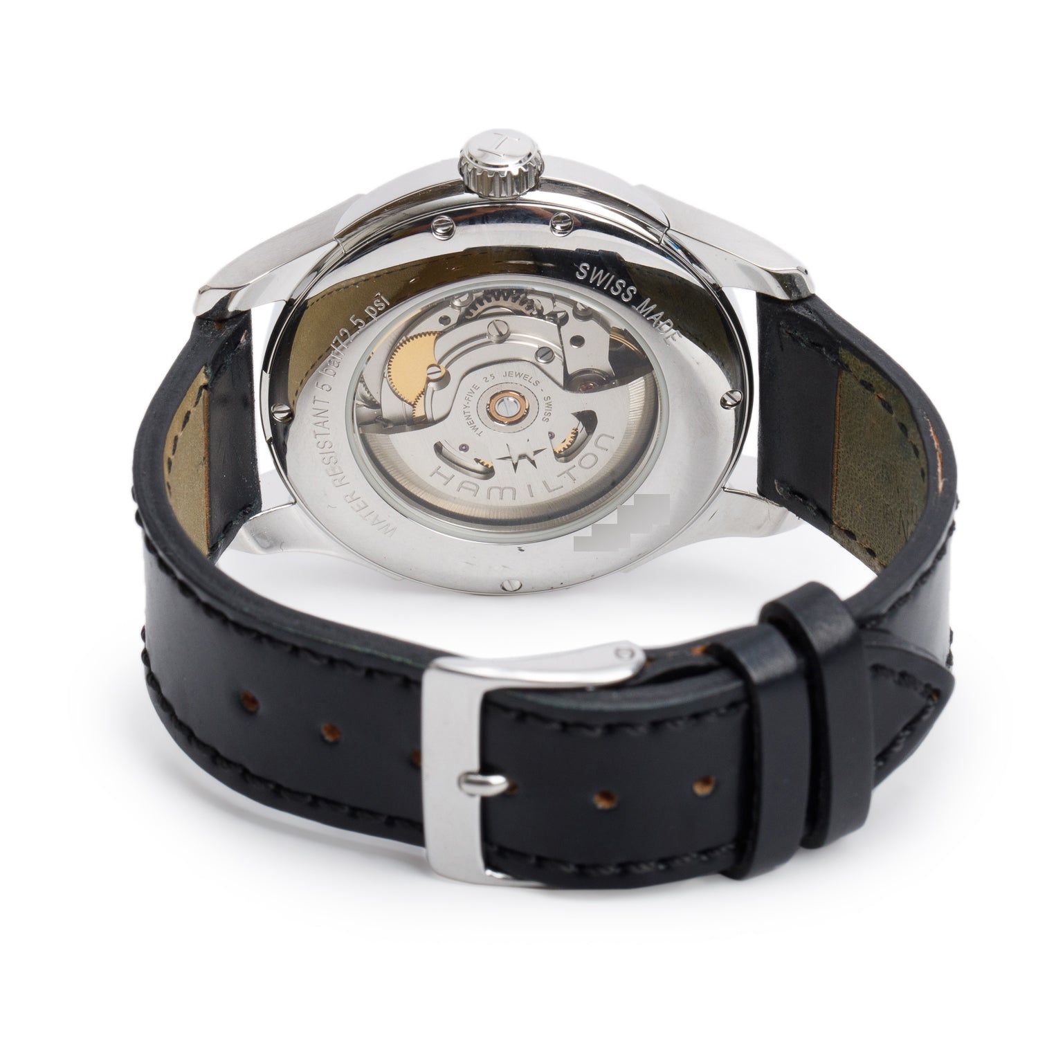 Hamilton Stainless Steel Jazzmaster Viewmatic 40 MM Automatic Watch H325151 w/ Box & Extra Strap
