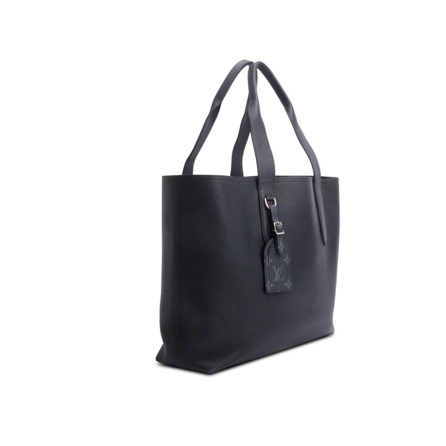 Louis Vuitton Black Taurillon Leather Cabas Voyage Tote