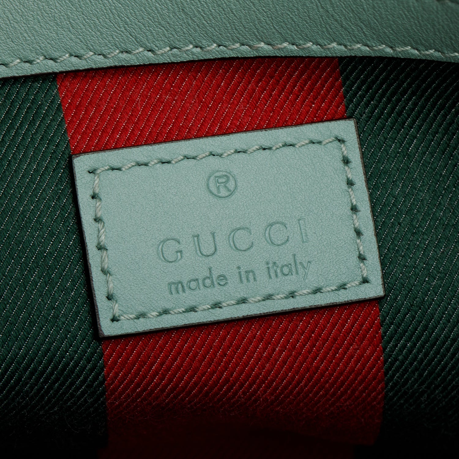 Gucci Sage Coated Canvas GG Emblem Medium Tote Bag