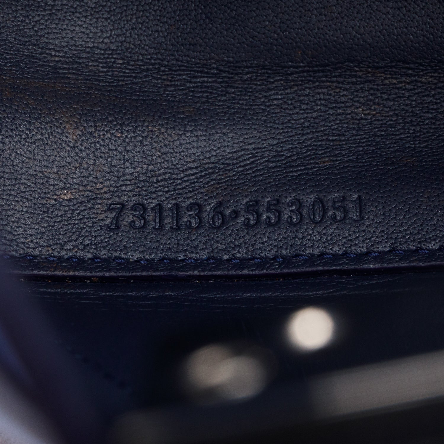 Alexander McQueen Blue Leather The Jewelled Mini Hobo Bag w/ Strap