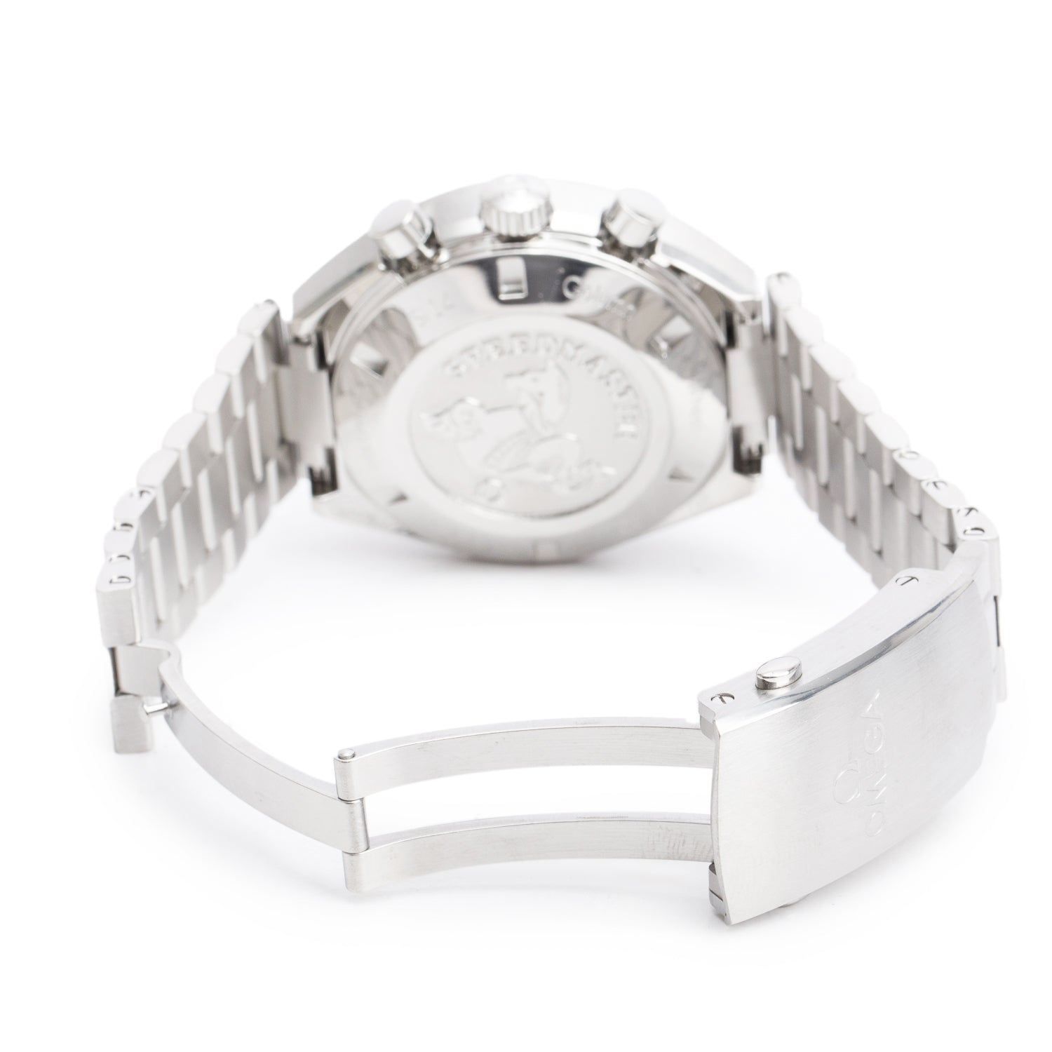 Omega Stainless Steel Speedmaster Mark II 42.4 MM Co-Axial Chronometer Automatic Watch Black Dial w/ Box & Papers