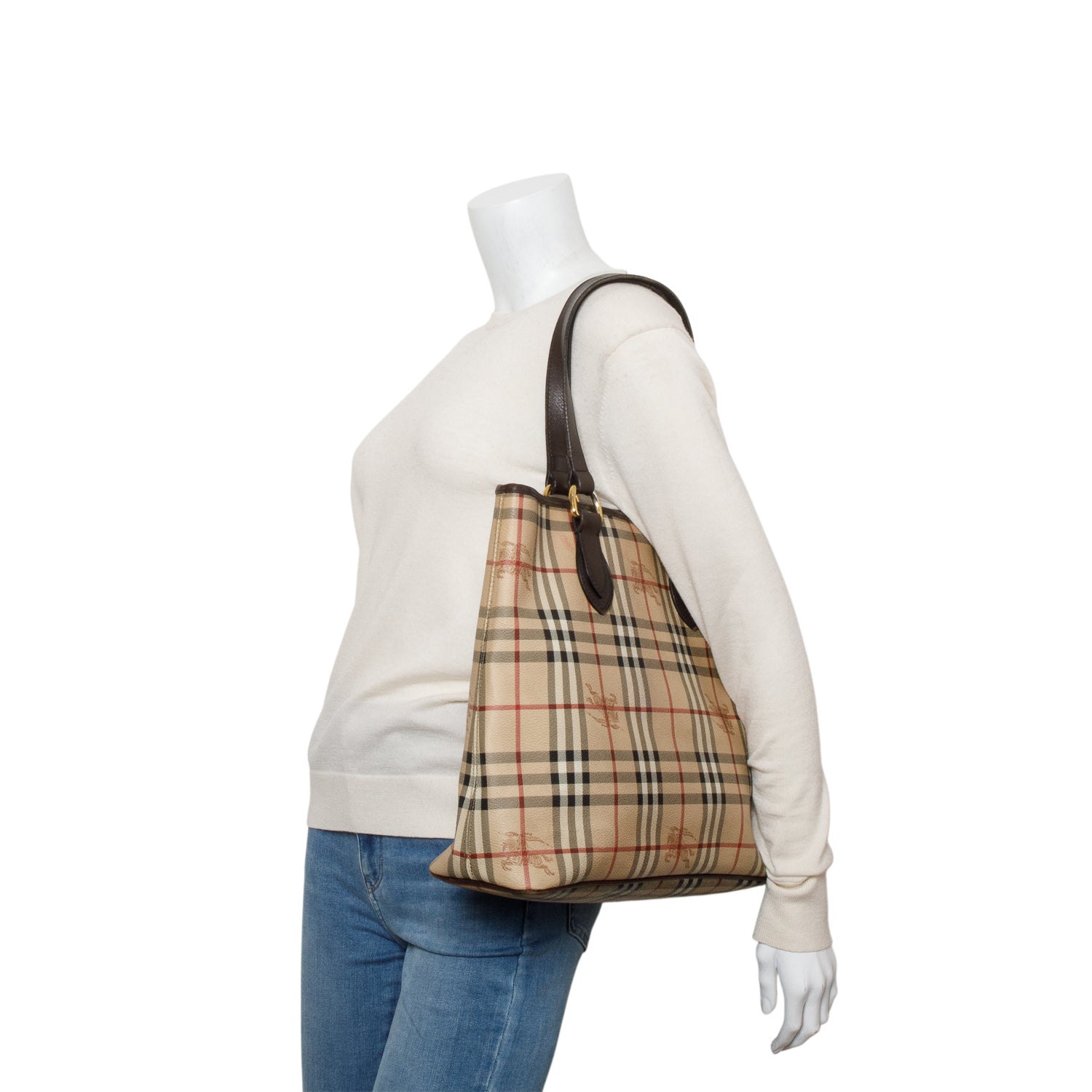Burberry Haymarket Check Tote