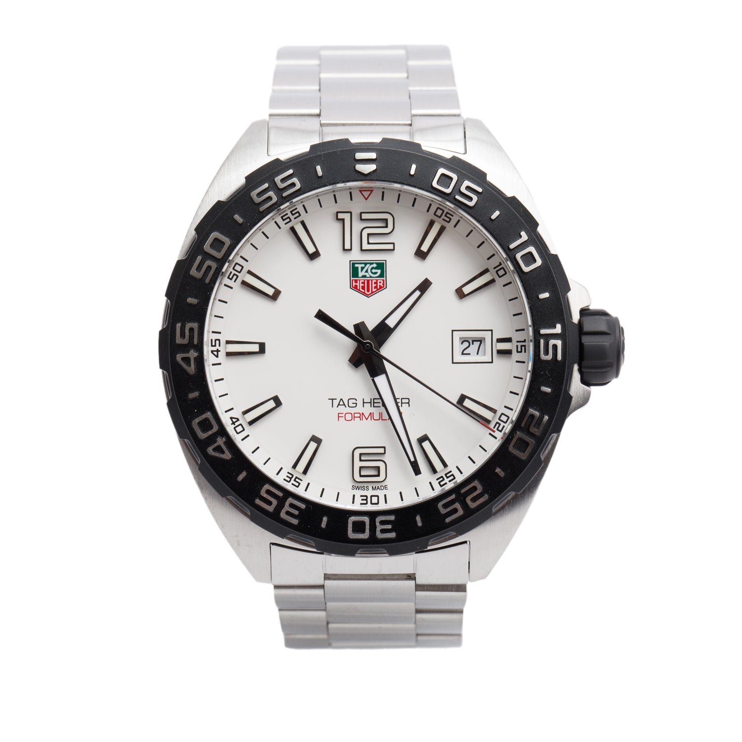 Tag Heuer Stainless Steel Formula 1 41 MM Quartz Watch WAZ1111 w/ Box & Papers