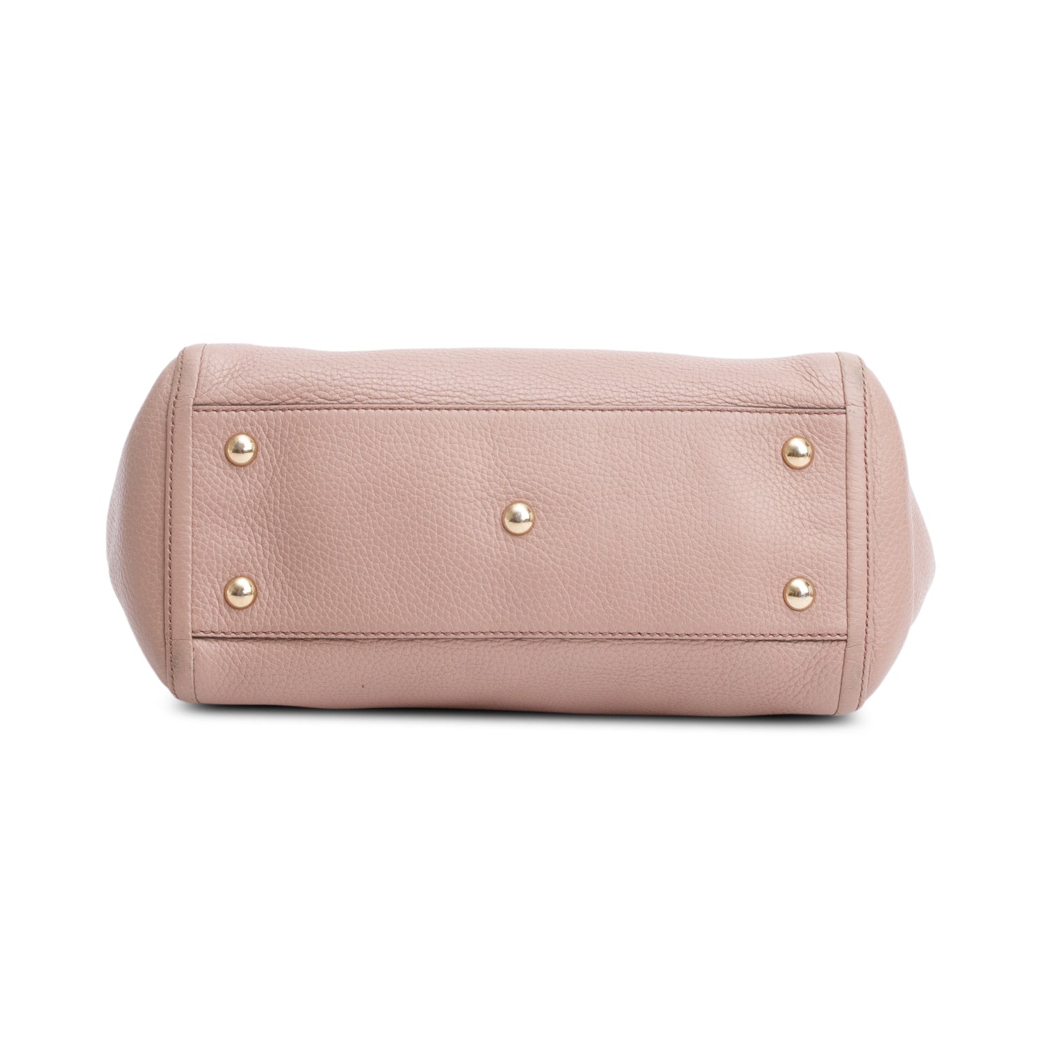 Gucci Pink Calfksin Leather Small Soho Cellarius Tote w/ Strap