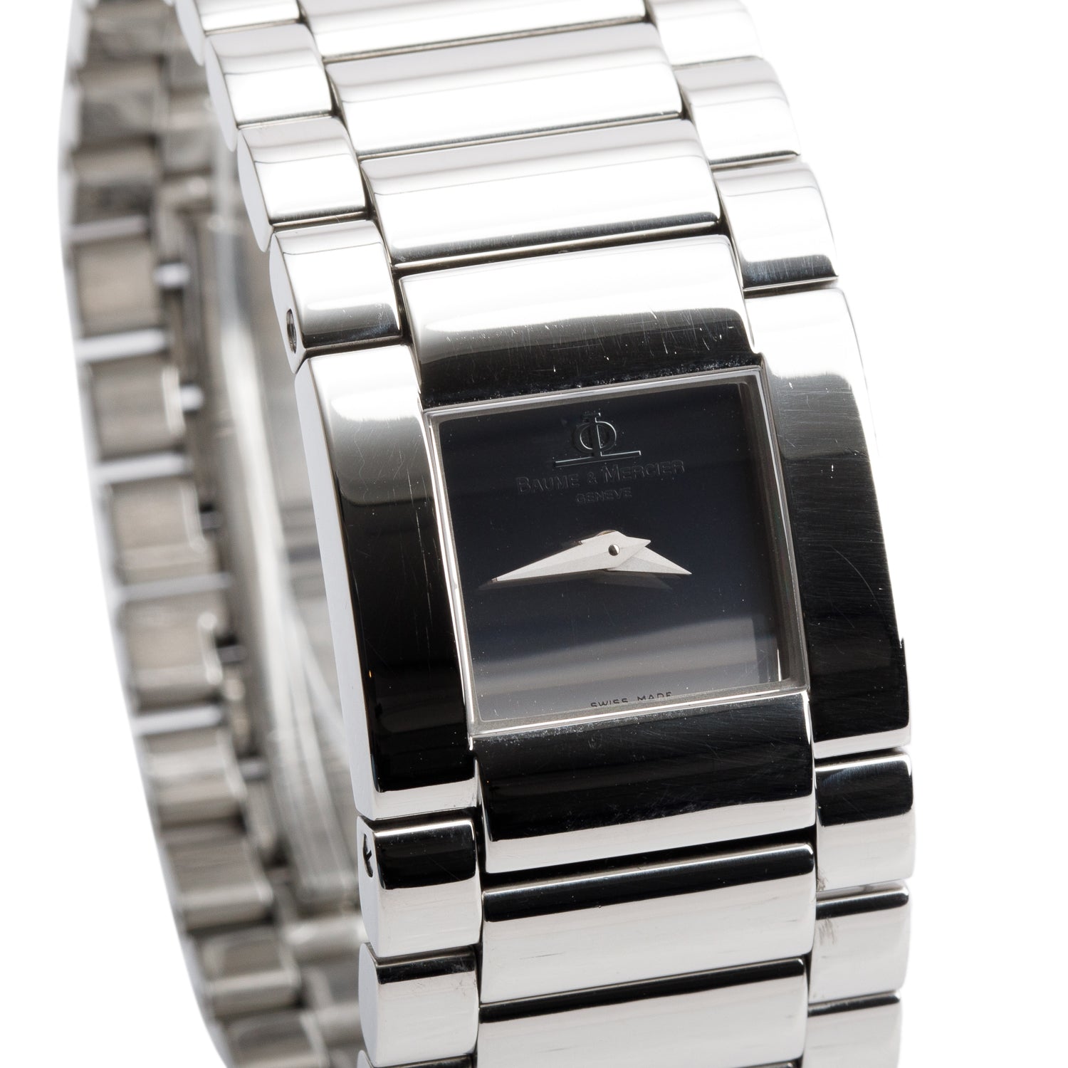 Baume & Mercier Stainless Steel Catwalk Quartz Watch Silver Dial