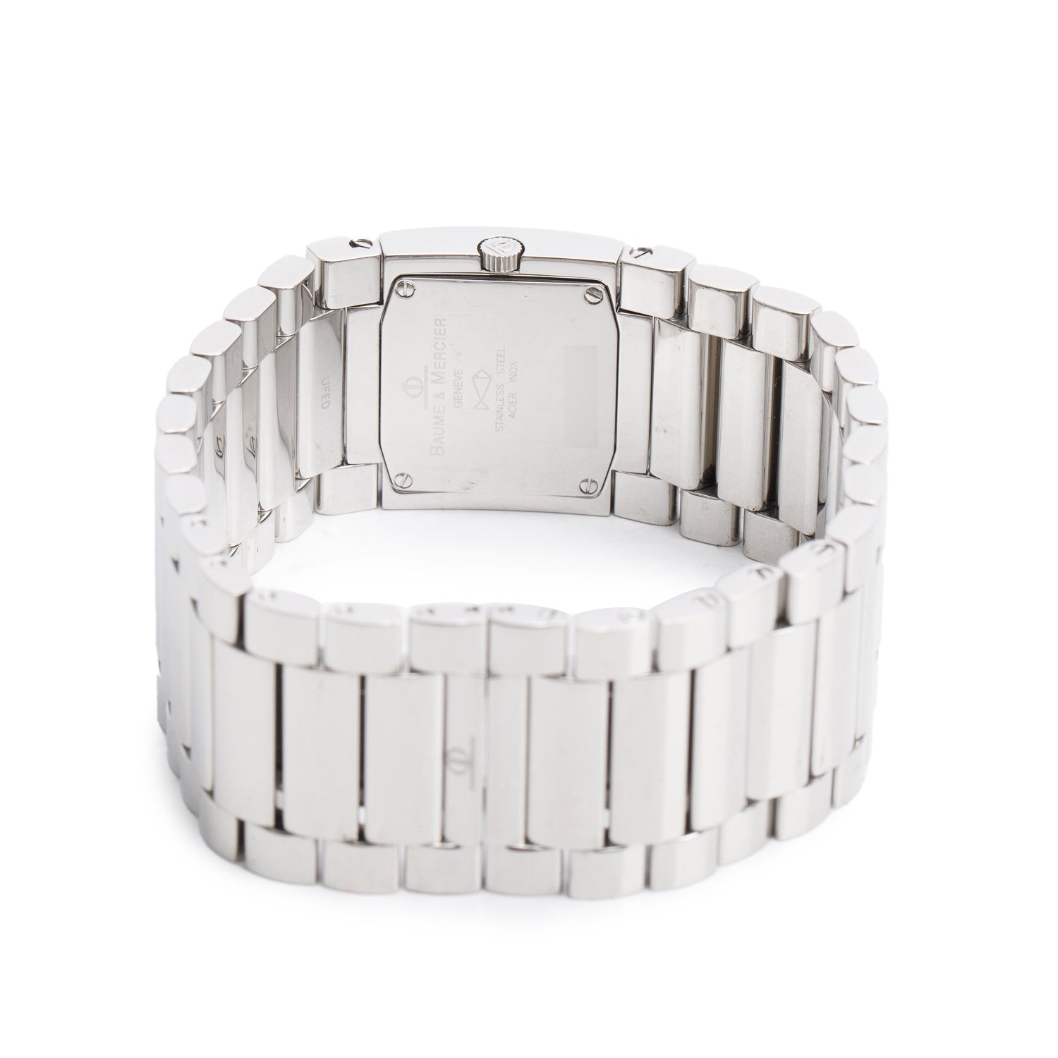 Baume & Mercier Stainless Steel Catwalk Quartz Watch Silver Dial