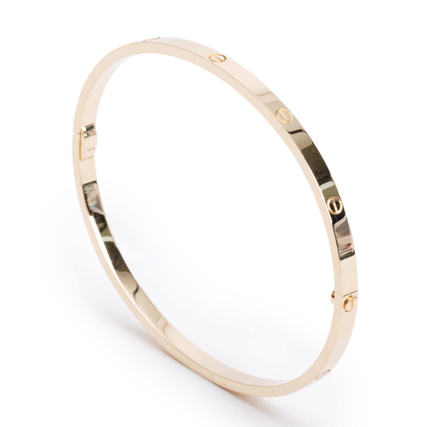 Cartier 2024 18k Yellow Gold 3.65 MM Love Bracelet, Small Model, Size 20 w/ Box & Certificate
