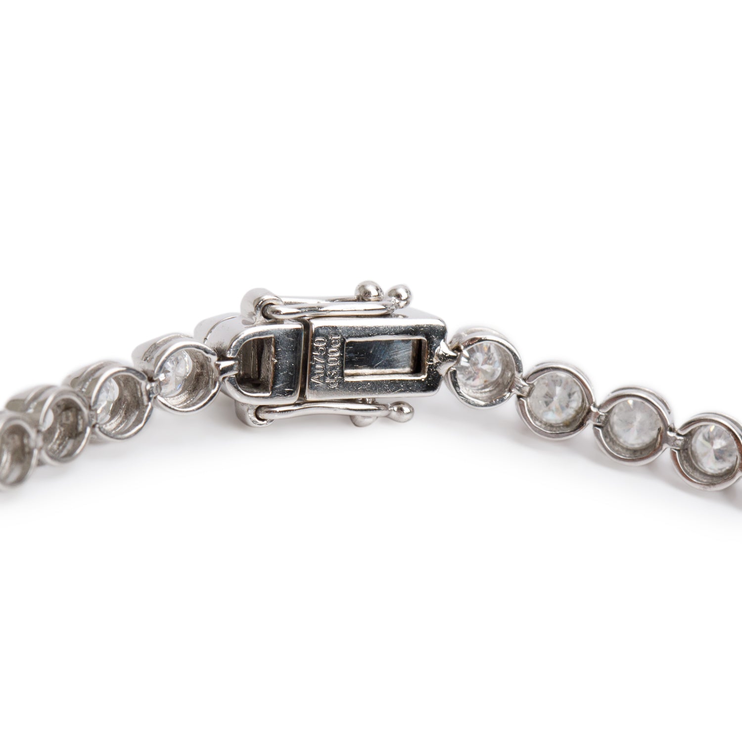 18k White Gold 2.30 tcw. Diamond Tennis Bracelet