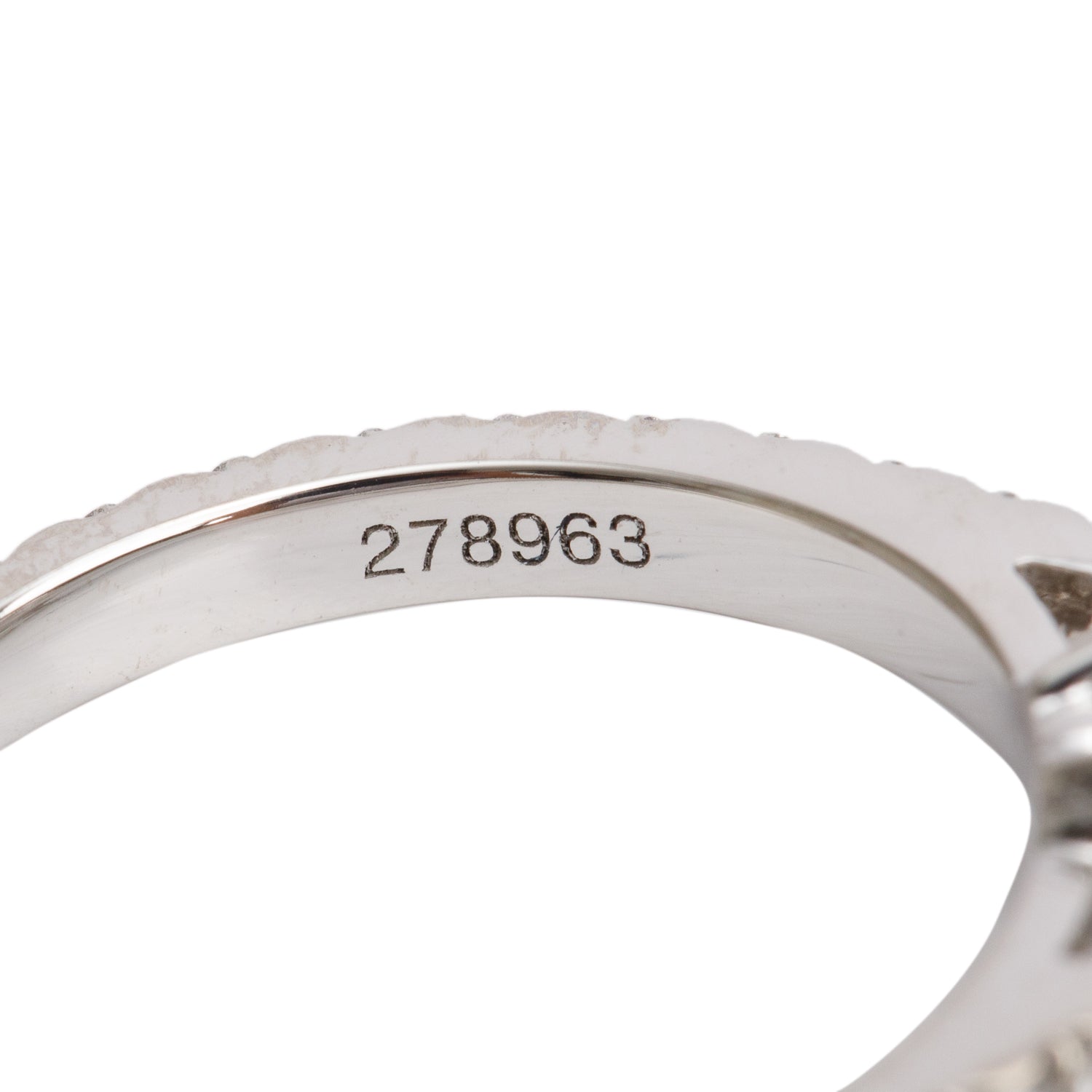 Harry Winston 18k White Gold 1.46 tcw. Diamond Engagement Ring, Size 5