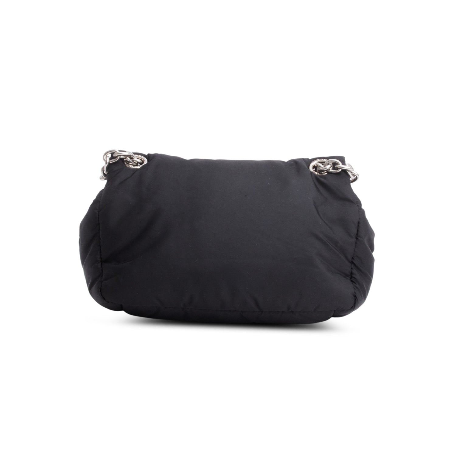 Balenciaga Black Nylon Mini Monaco BB Shoulder Bag