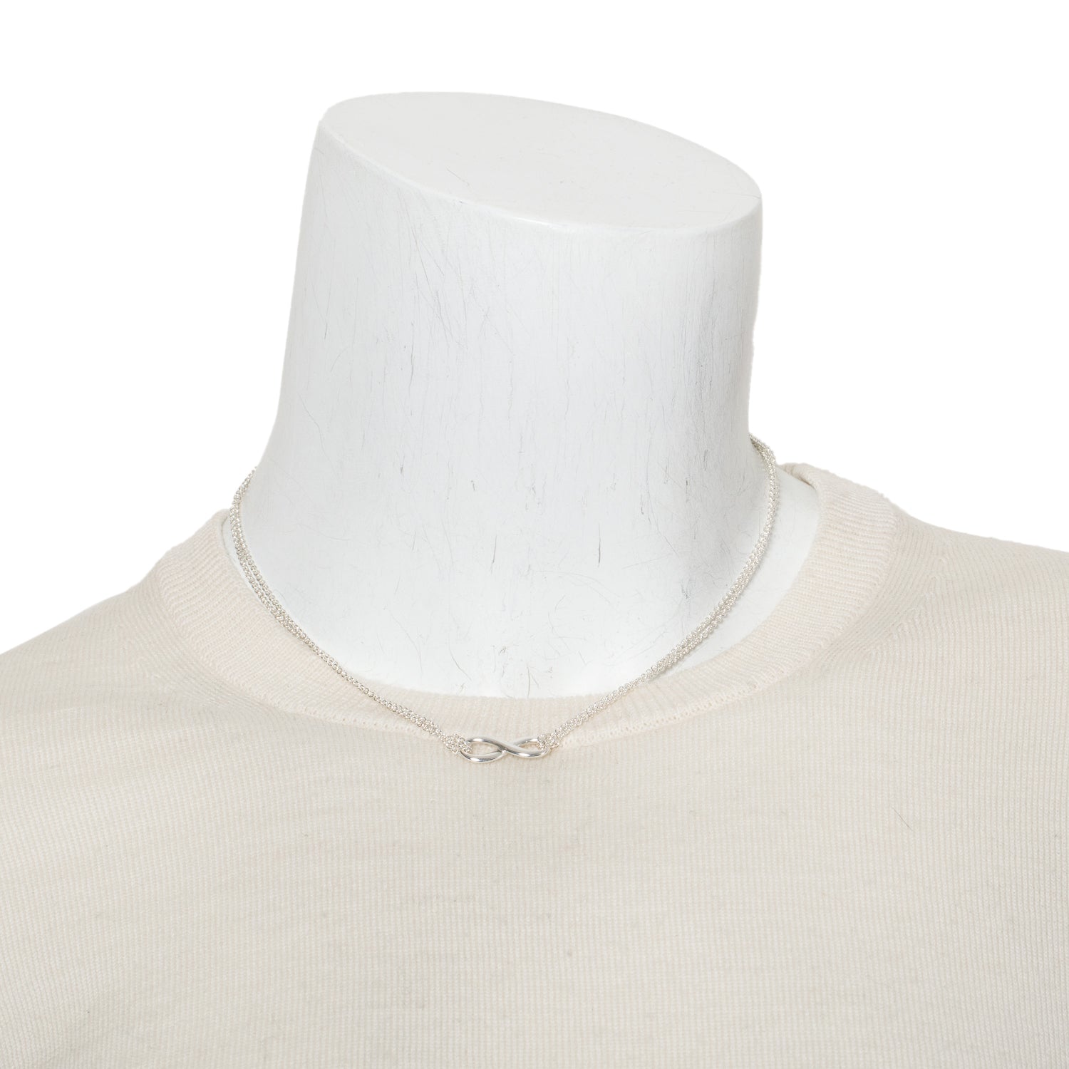 Tiffany & Co. Sterling Silver Infinity Pendant Necklace