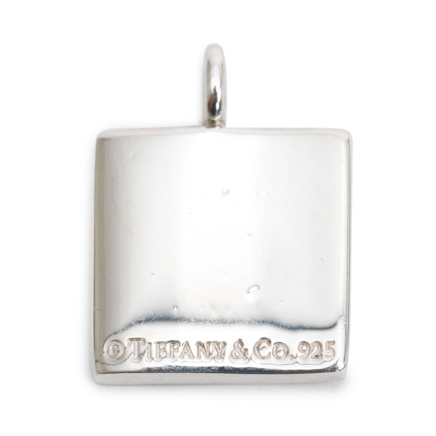 Tiffany & Co. Sterling Silver Notes Square Pendant