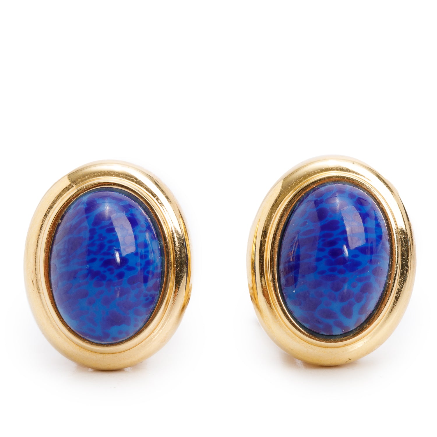 Christian Dior Vintage Gold Plated Clip-On Earrings