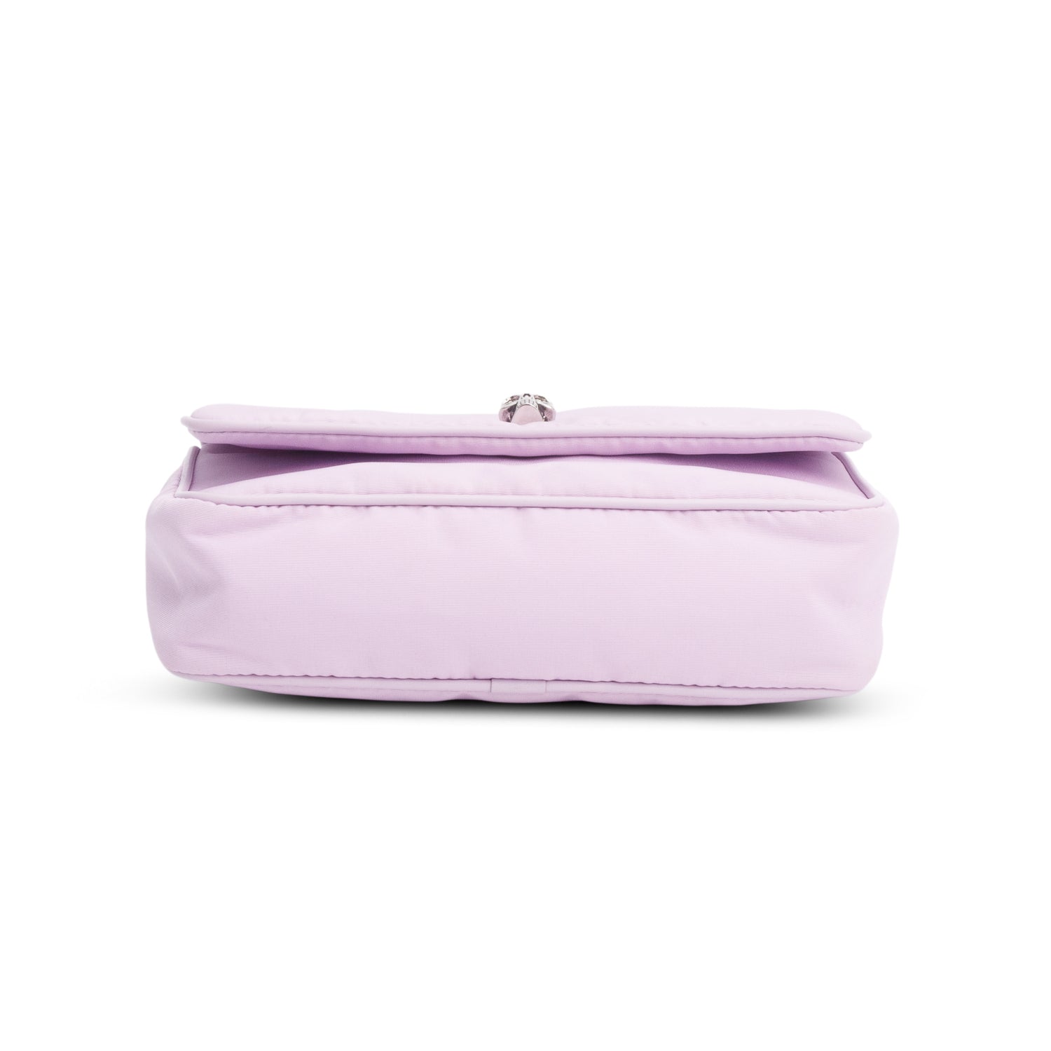 Alexander McQueen Lilac Nylon Skull Small Crossbody Bag