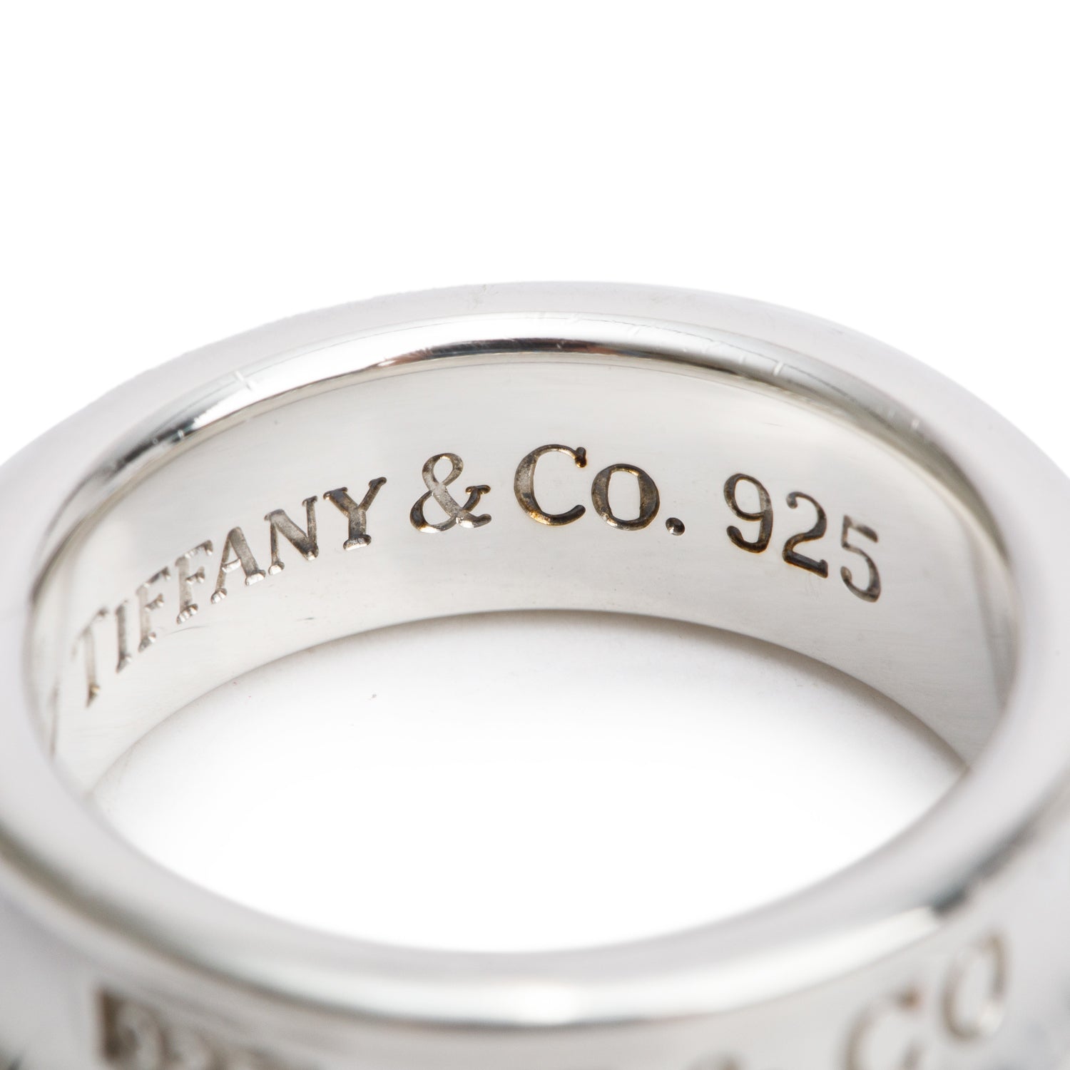 Tiffany & Co. Sterling Silver 1837 Ring, Size 7.25