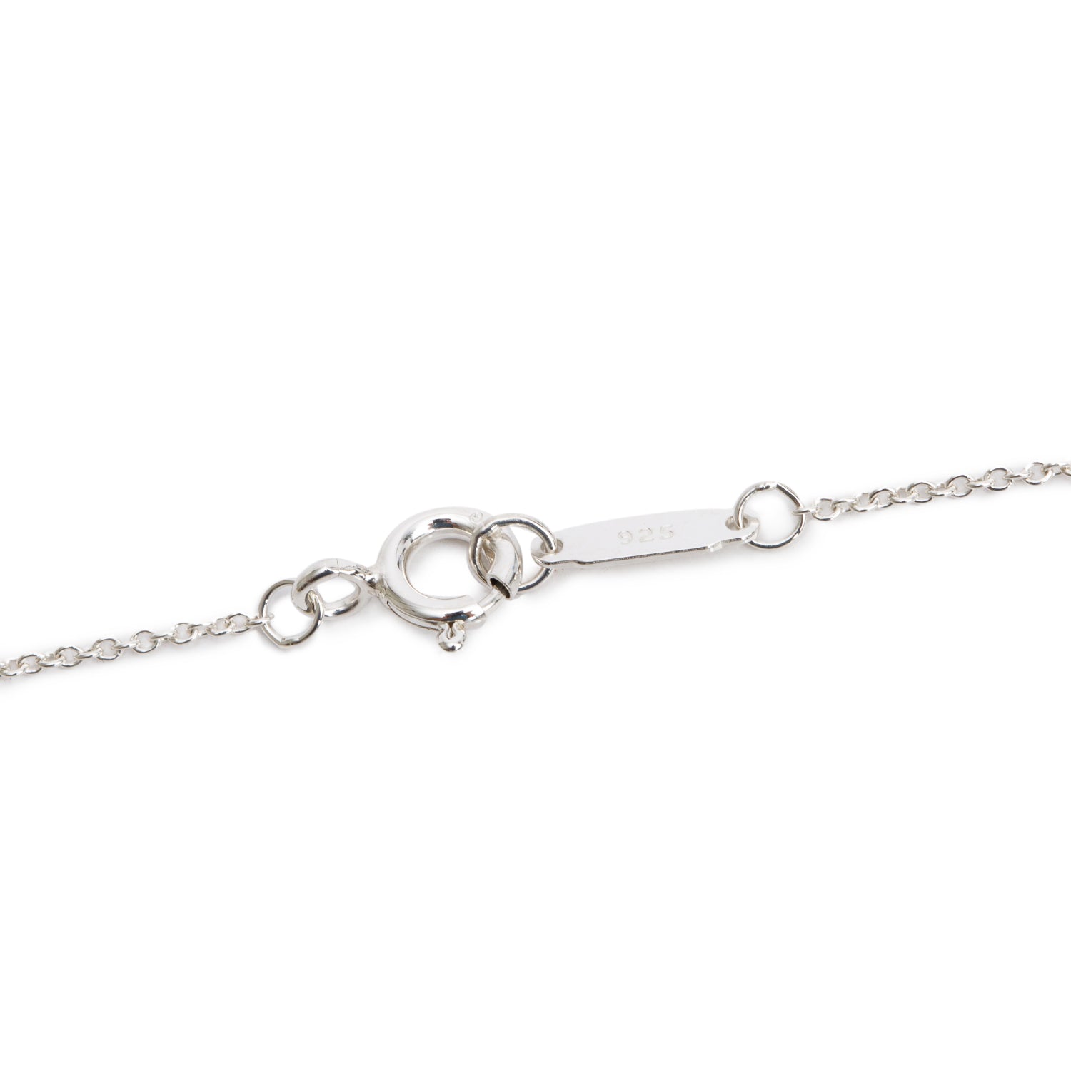 Tiffany & Co. Sterling Silver Return to Tiffany Heart Lock Charm Necklace