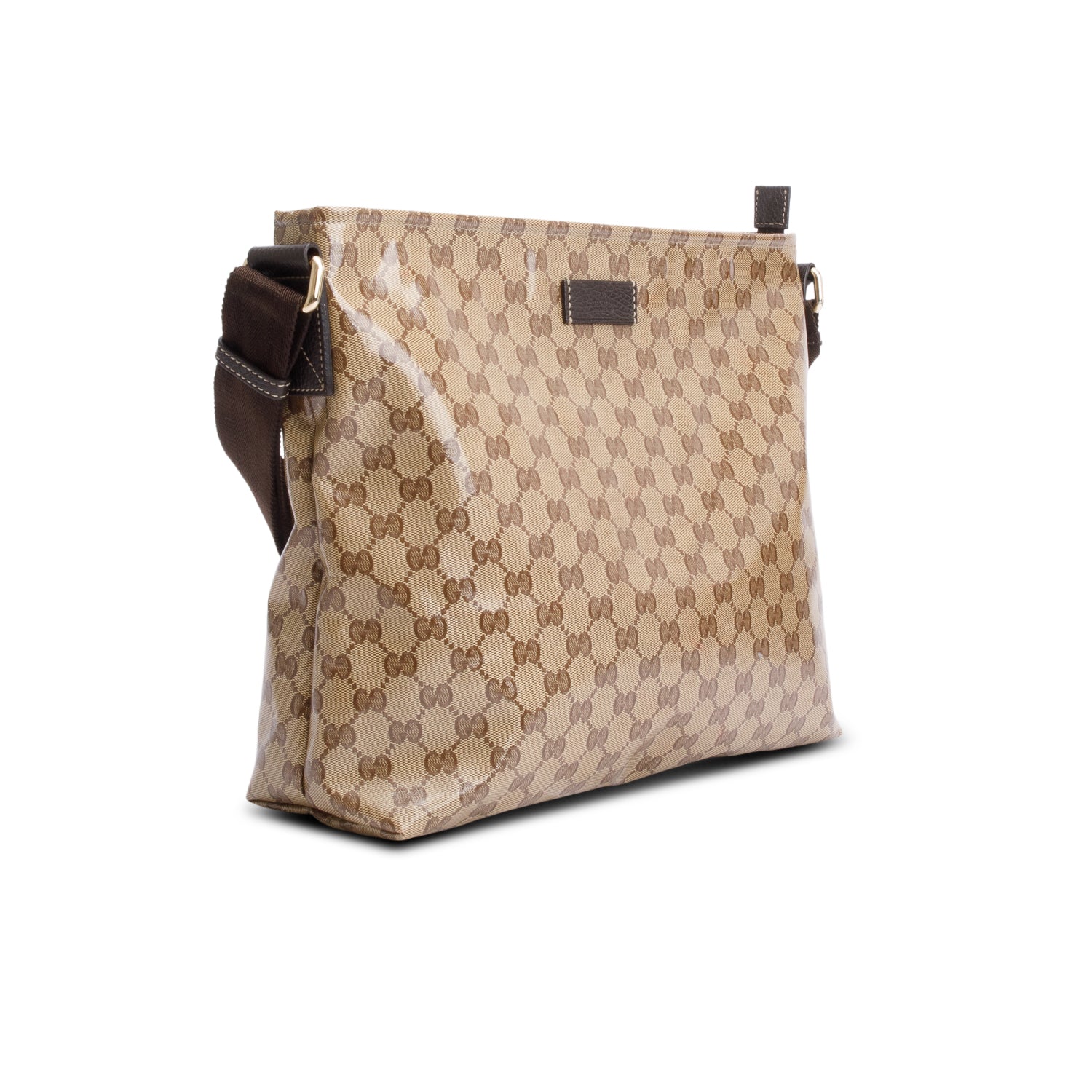 Gucci GG Supreme Coated Canvas Crystal Messenger Bag