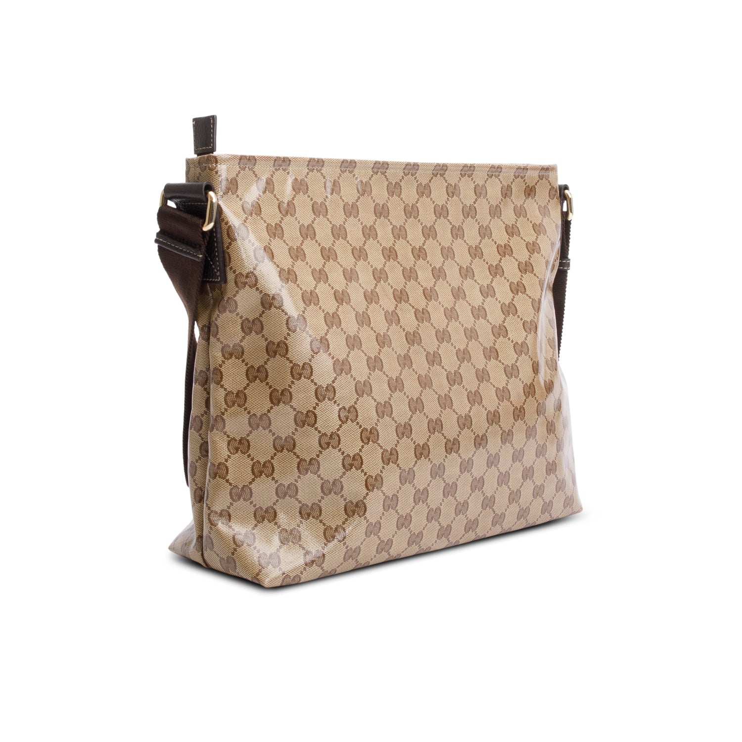 Gucci GG Supreme Coated Canvas Crystal Messenger Bag