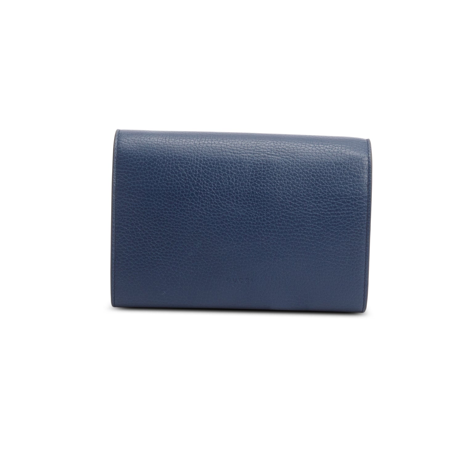 Gucci Navy Leather Dionysus Wallet on Chain w/ Box