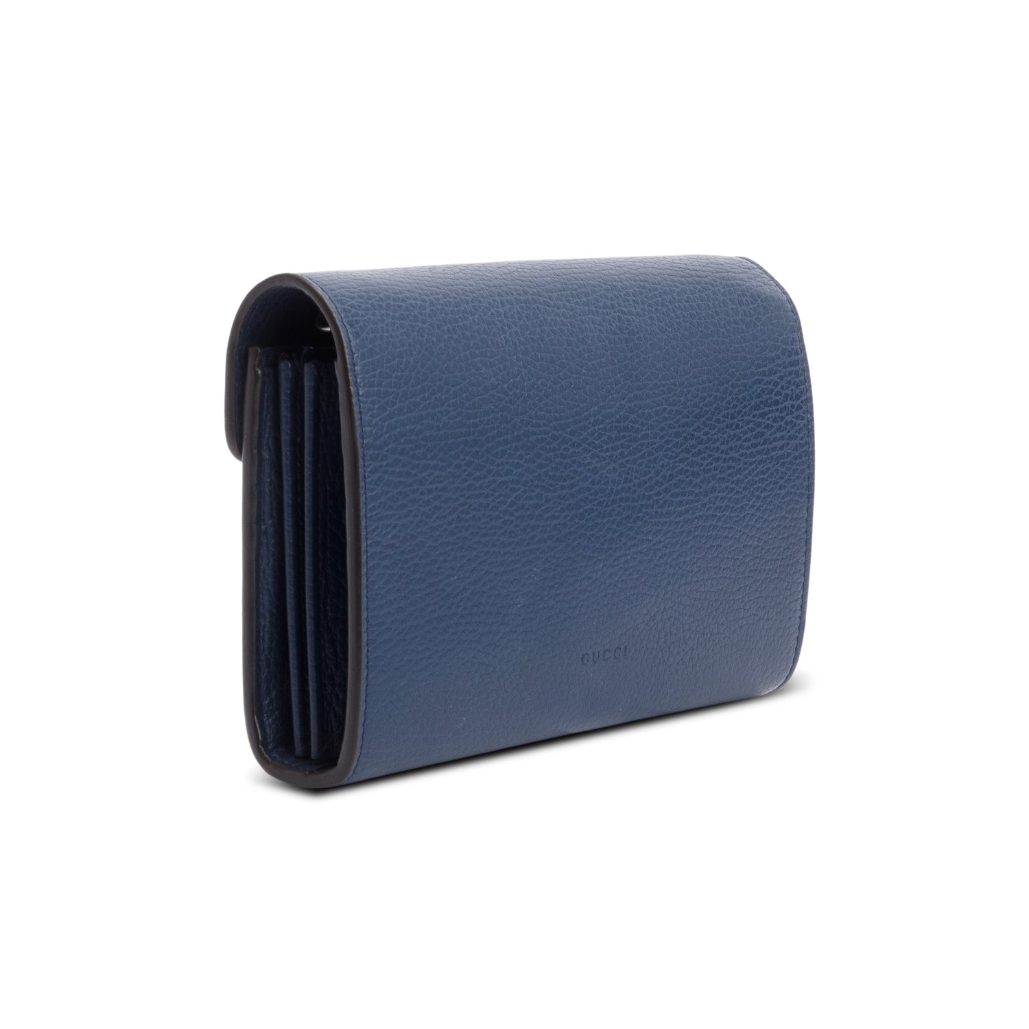 Gucci Navy Leather Dionysus Wallet on Chain w/ Box