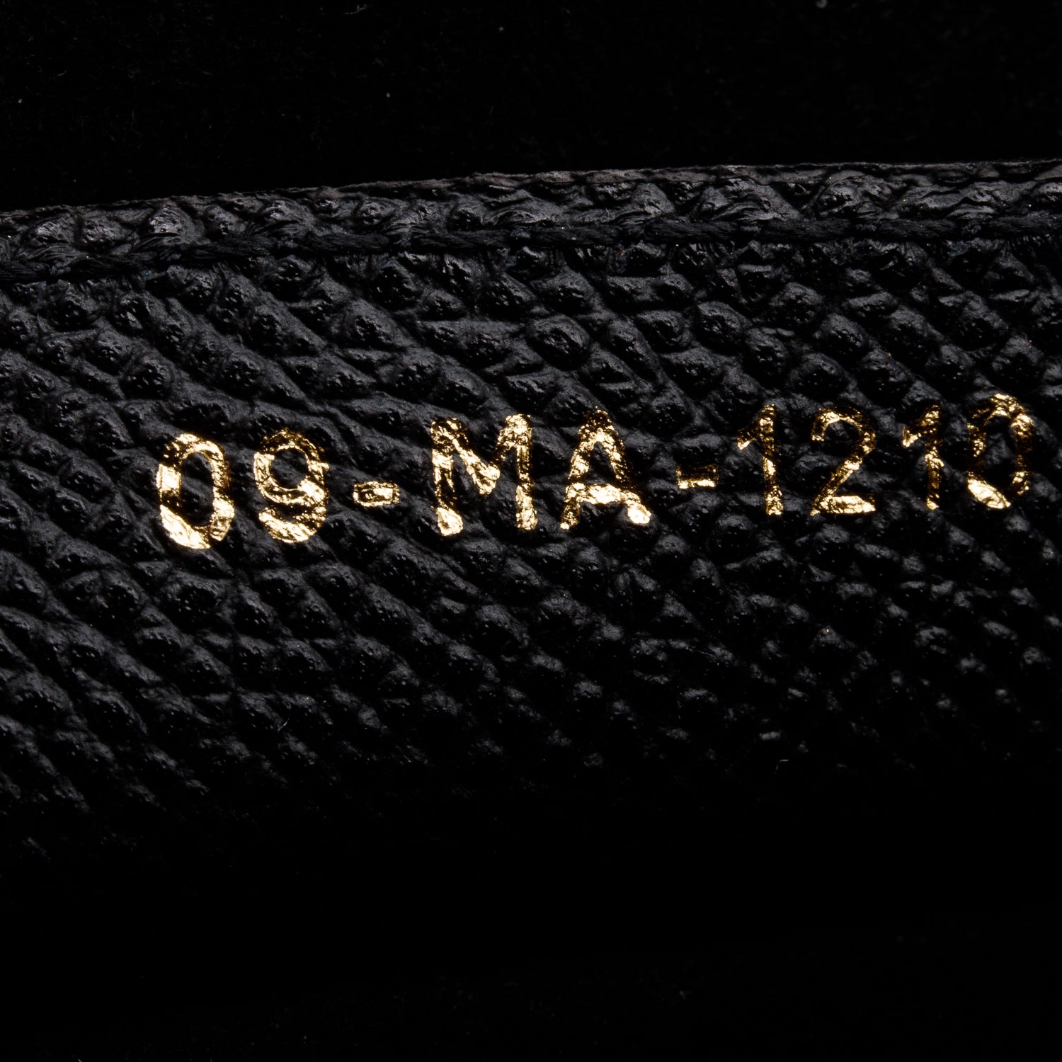 Christian Dior 2020 Black Grained Calfskin Saddle Bag w/ Authenticity Card