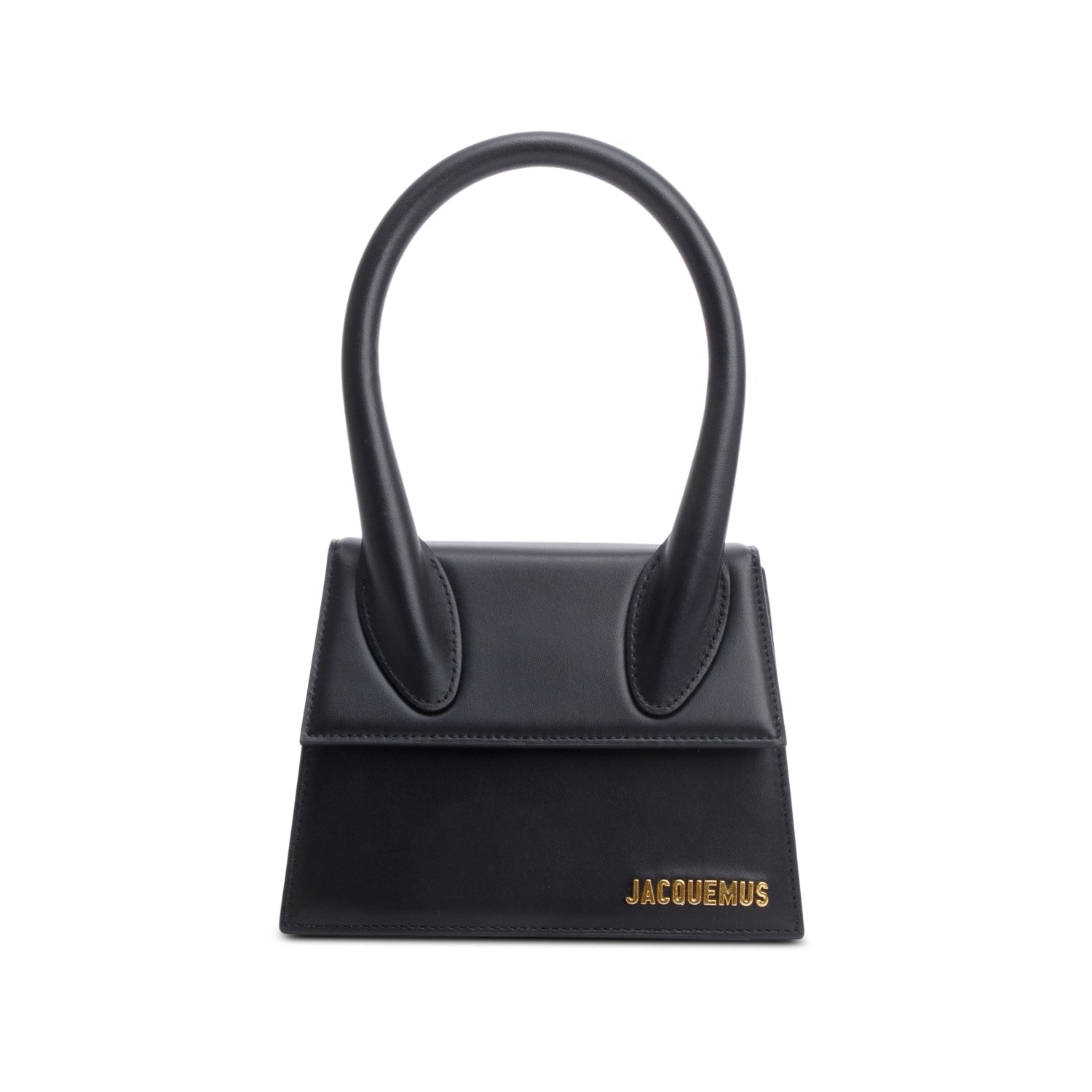 Jacquemus Black Smooth Calfskin Le Chiquito Moyen w/ Strap