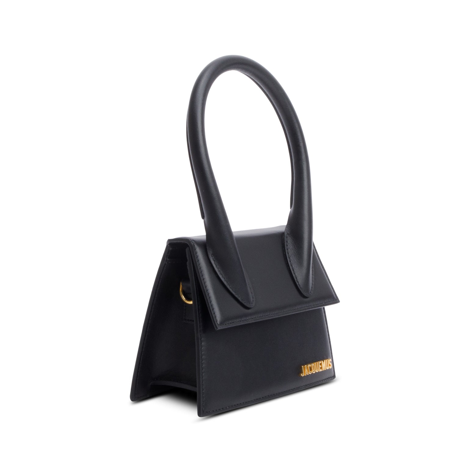 Jacquemus Black Smooth Calfskin Le Chiquito Moyen w/ Strap