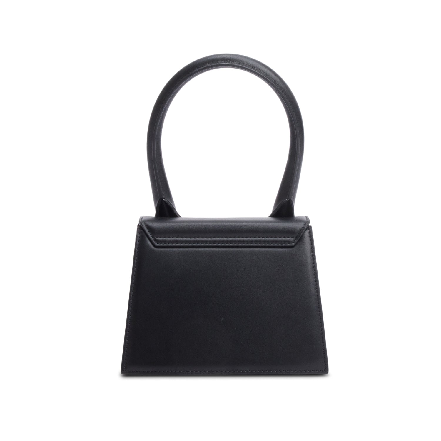Jacquemus Black Smooth Calfskin Le Chiquito Moyen w/ Strap