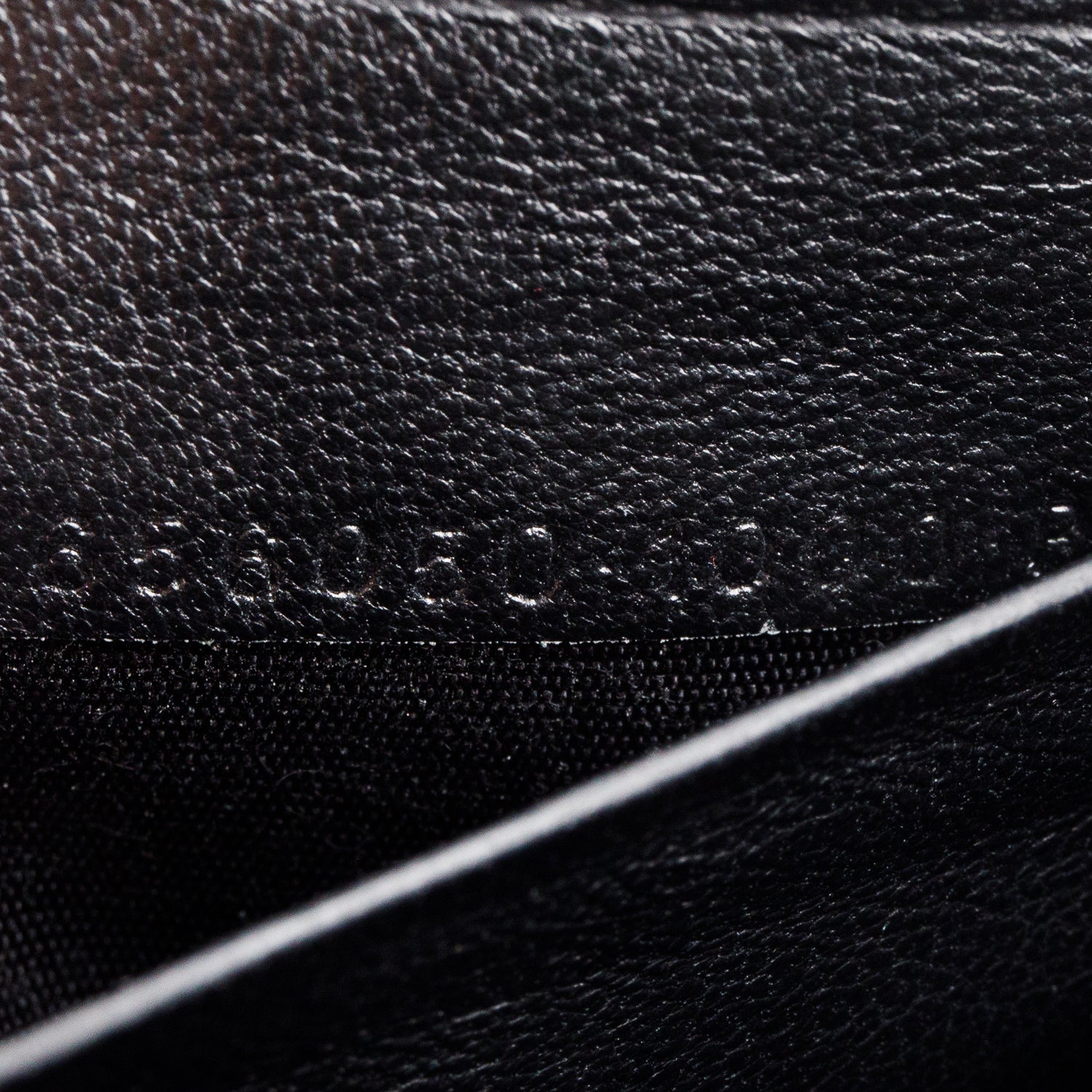 Balenciaga Black Shiny Calfskin Croc Embossed Hourglass Wallet on Chain