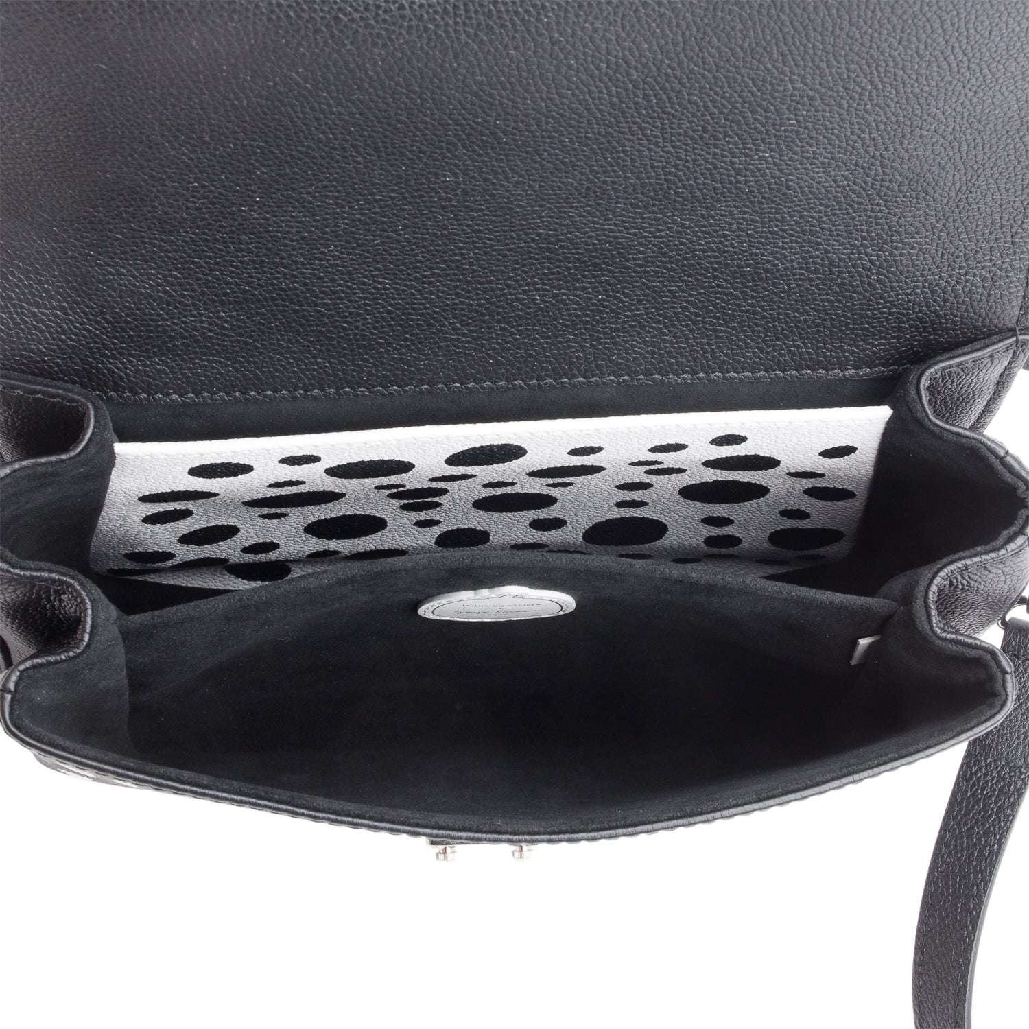 Louis Vuitton x Yayoi Kusama 2023 Black Infinity Dots Monogram Empreinte Leather Pochette Metis w/ Box