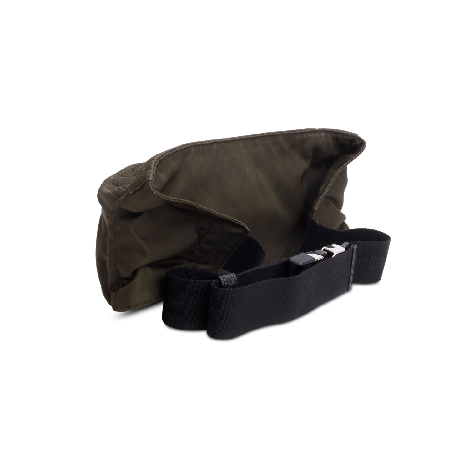 Prada Khaki Tessuto Nylon Montagna Belt Bag w/ Authenticity Card