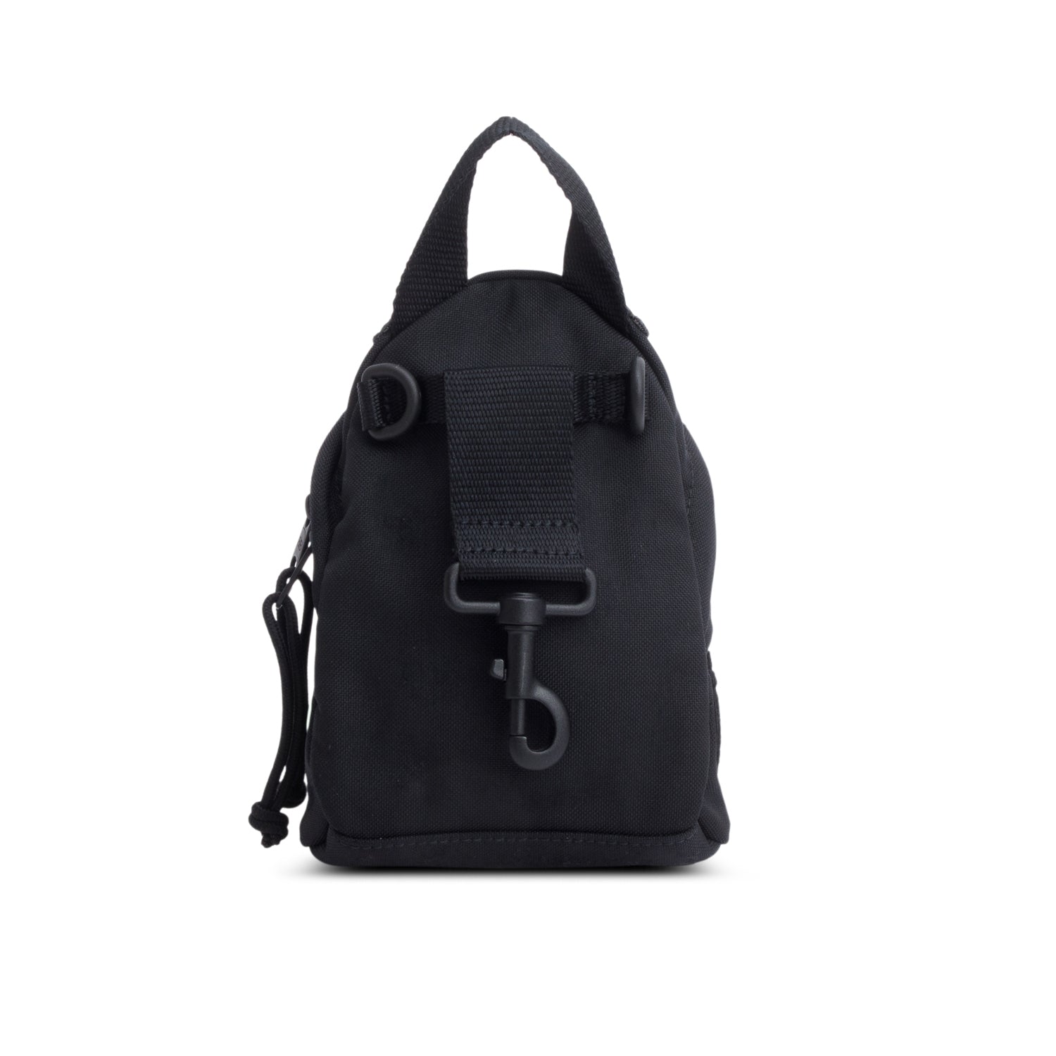Balenciaga Black Recycled Canvas Mini Explorer Crossbody Backpack