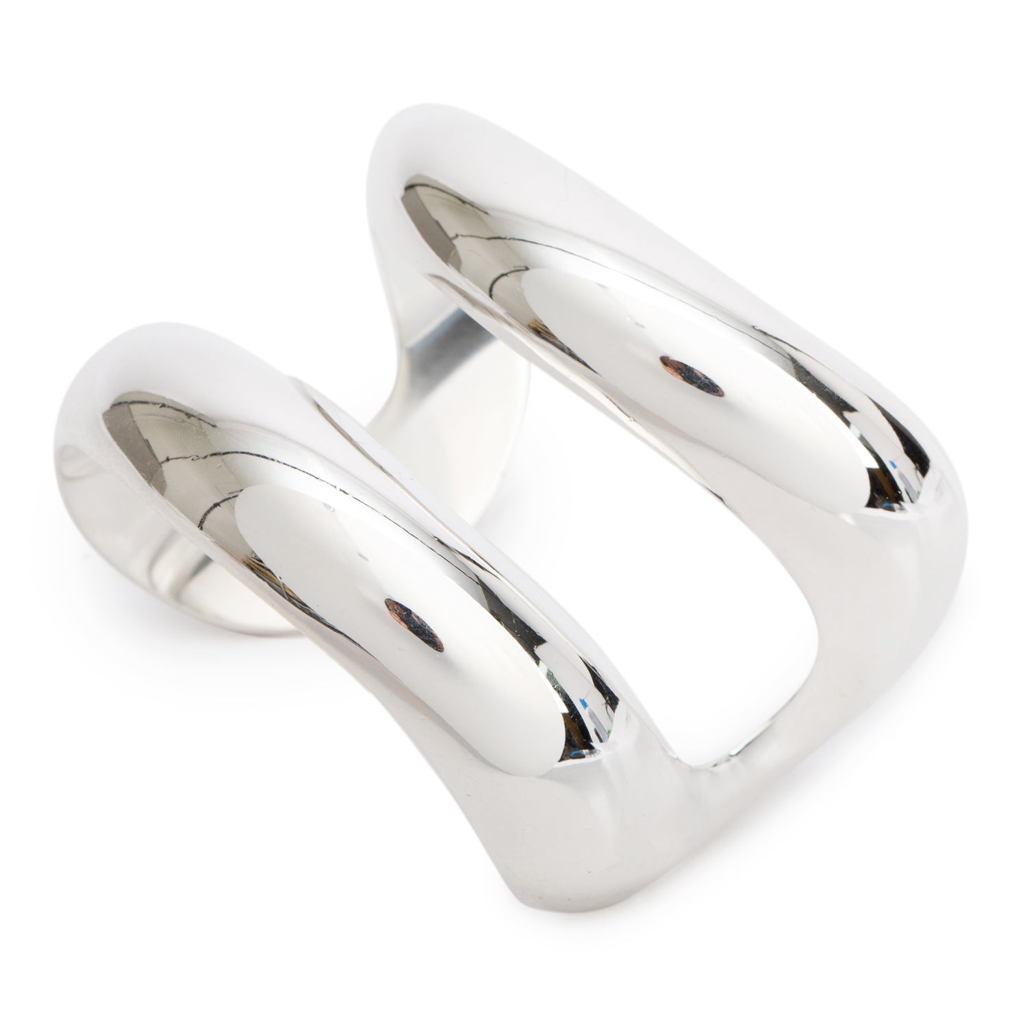 Tiffany & Co. Elsa Peretti Sterling Silver Open Center Cuff Bracelet