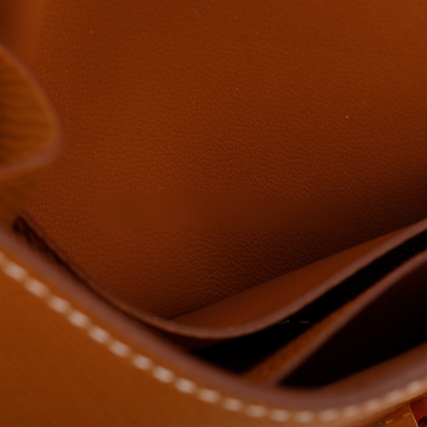 Hermes 2024 Gold Veau Epsom Constance Slim Compact Wallet w/ Box & Insert