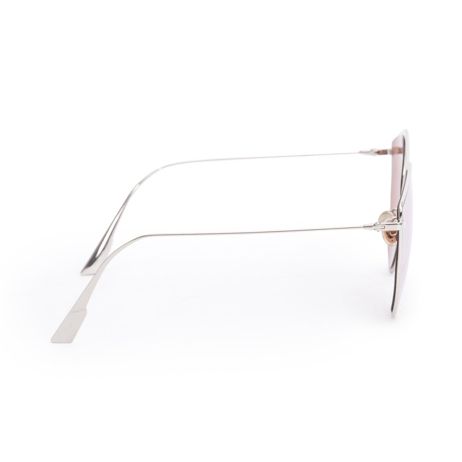 Christian Dior Silver-Tone Metal Frame DiorStellaire 4 Sunglasses w/ Box, Case & AuthenticityCard