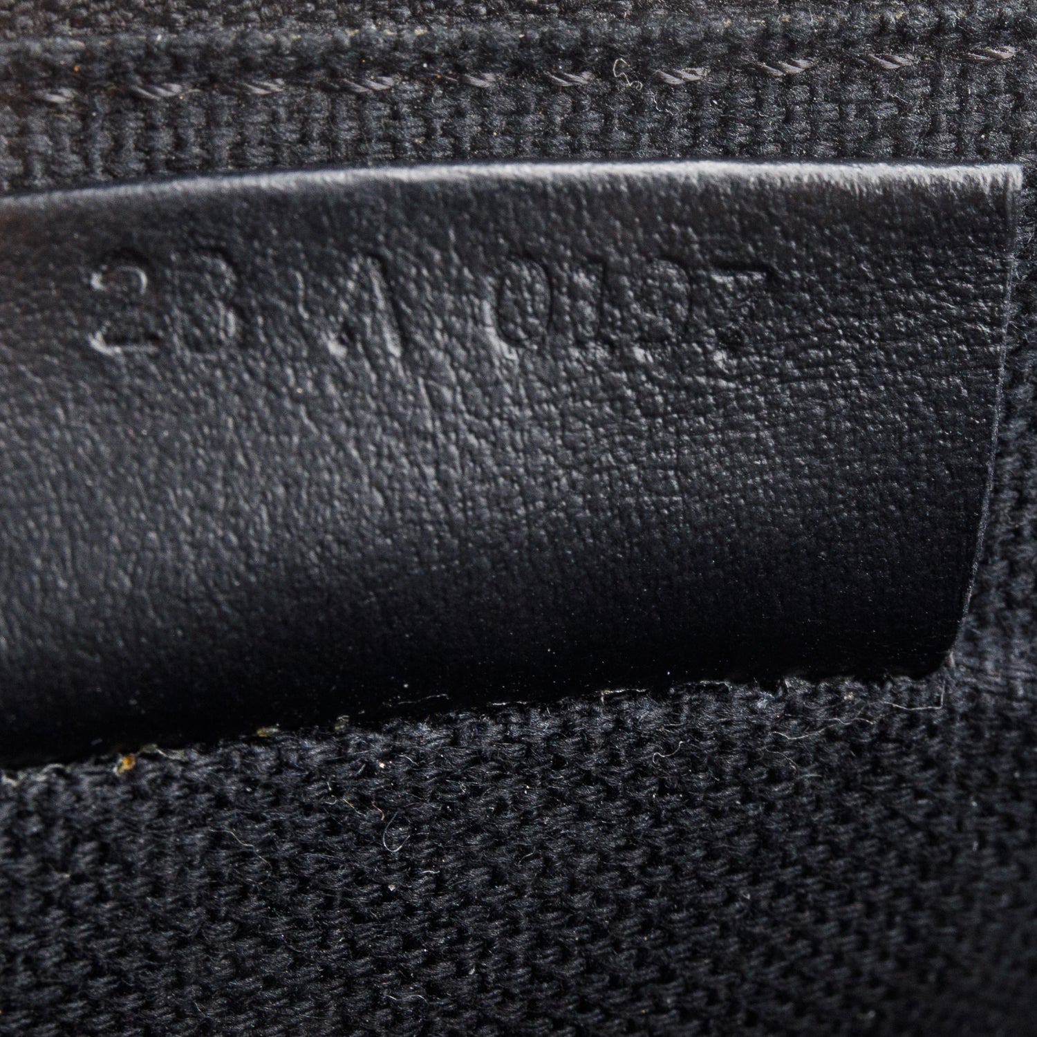 Givenchy Black Smooth Calfskin Graffiti Paint Logo Pouch