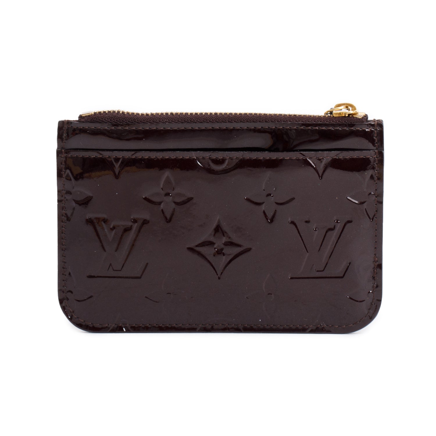 Louis Vuitton Amarante Monogram Vernis Leather Key Pouch