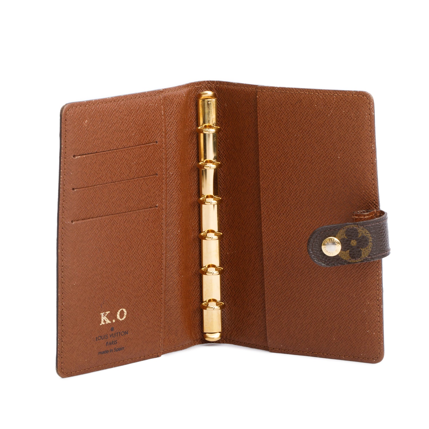 Louis Vuitton Monogram Pocket Small Ring Agenda Cover