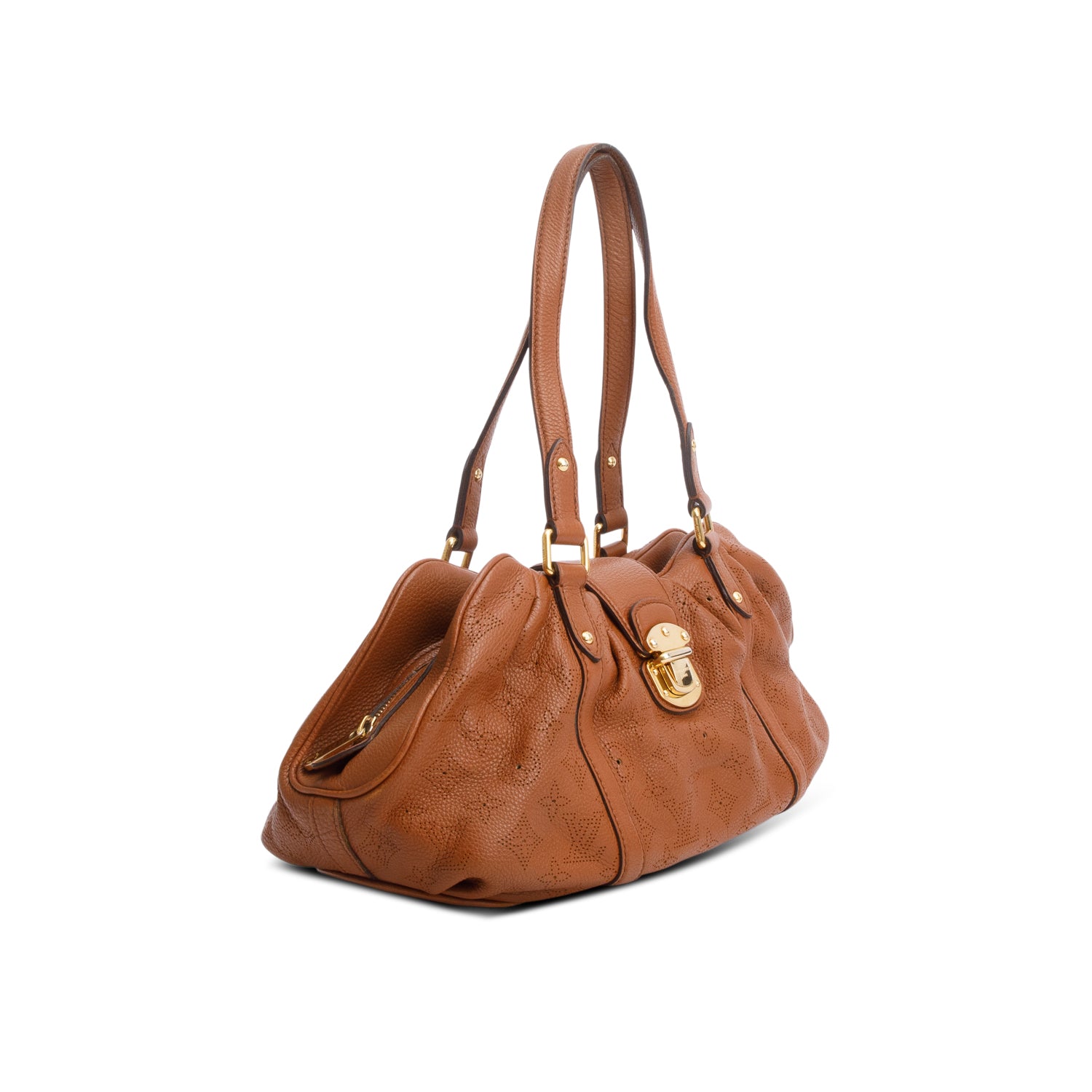 Louis Vuitton Brown Mahina Lunar GM Shoulder Bag