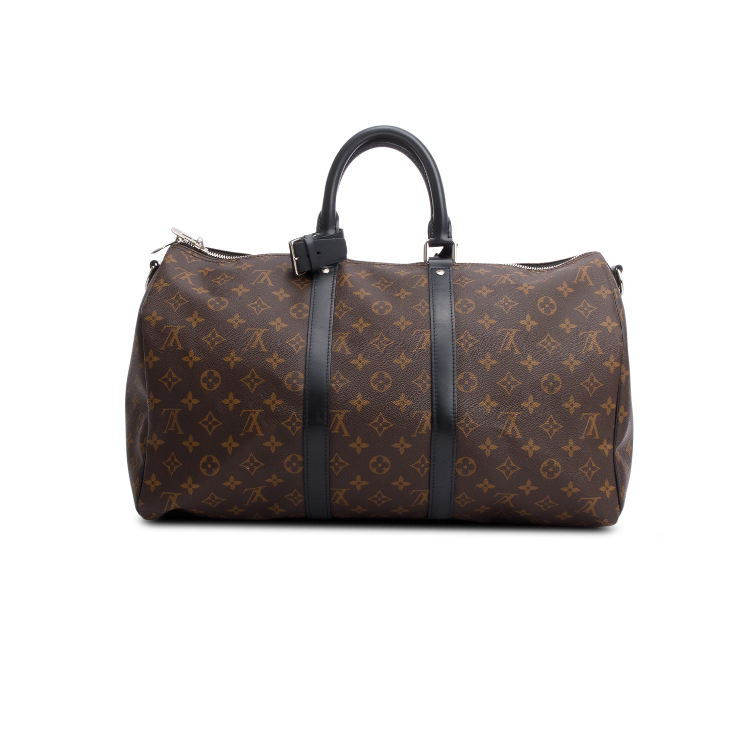 2020 Louis Vuitton Monogram Macassar Keepall Bandouliere 45 w/ Strap